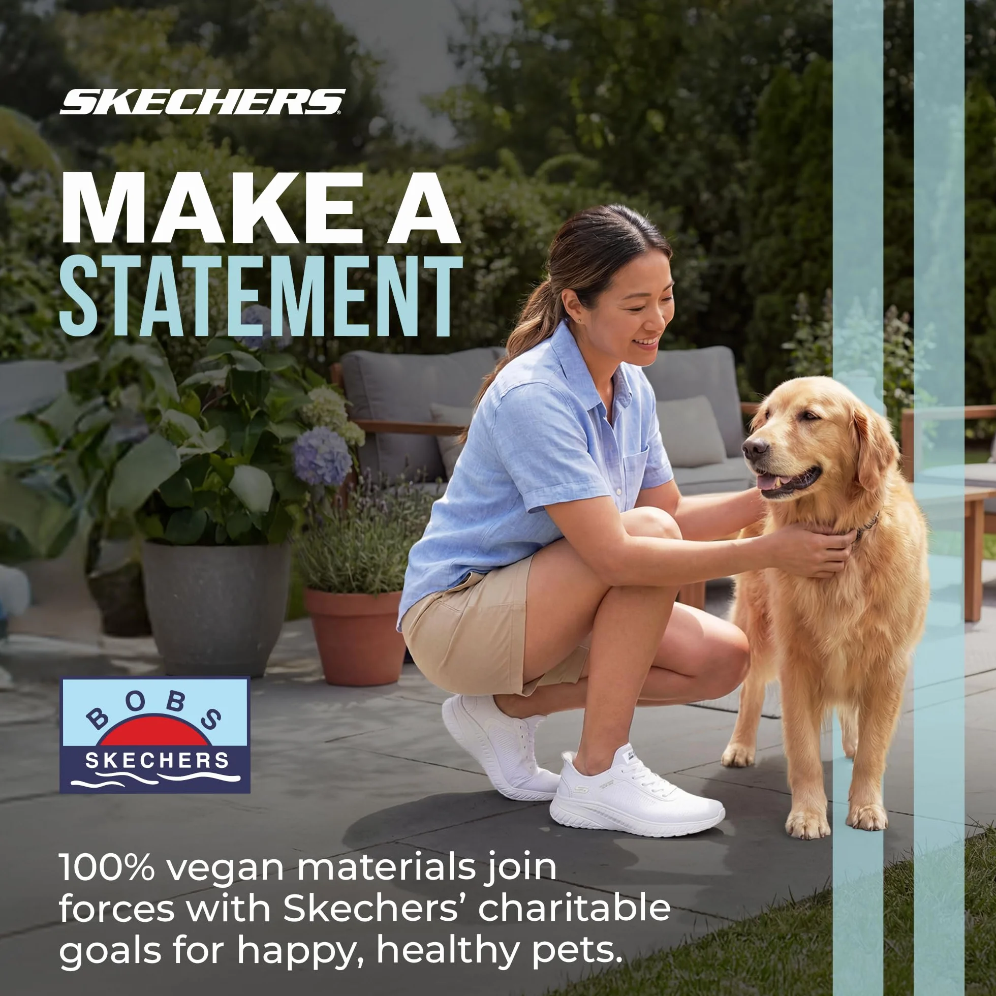 Skechers Bobs Squad Chaos-Current Muse Basket Femme Hands Free Slip-ins