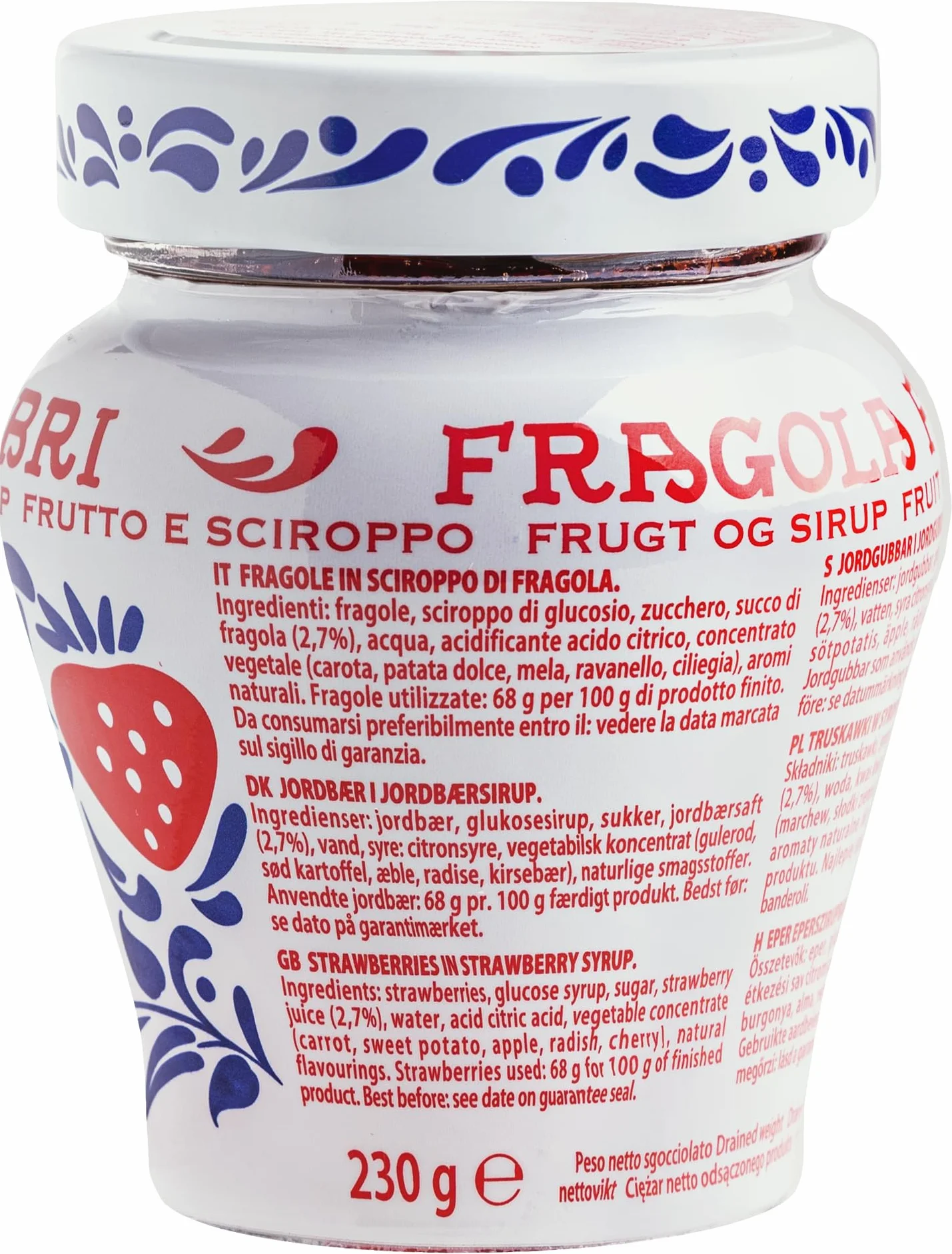 Fraise Fabbri 230 g