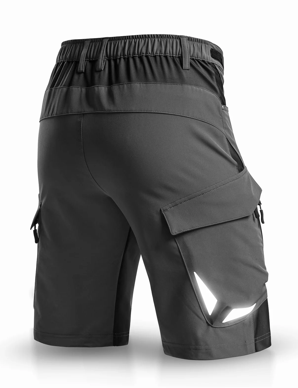 Wespornow Shorts Cargo Hommes 6 Poches Pantalons Travail VTT Stretch Randonnée Estivale