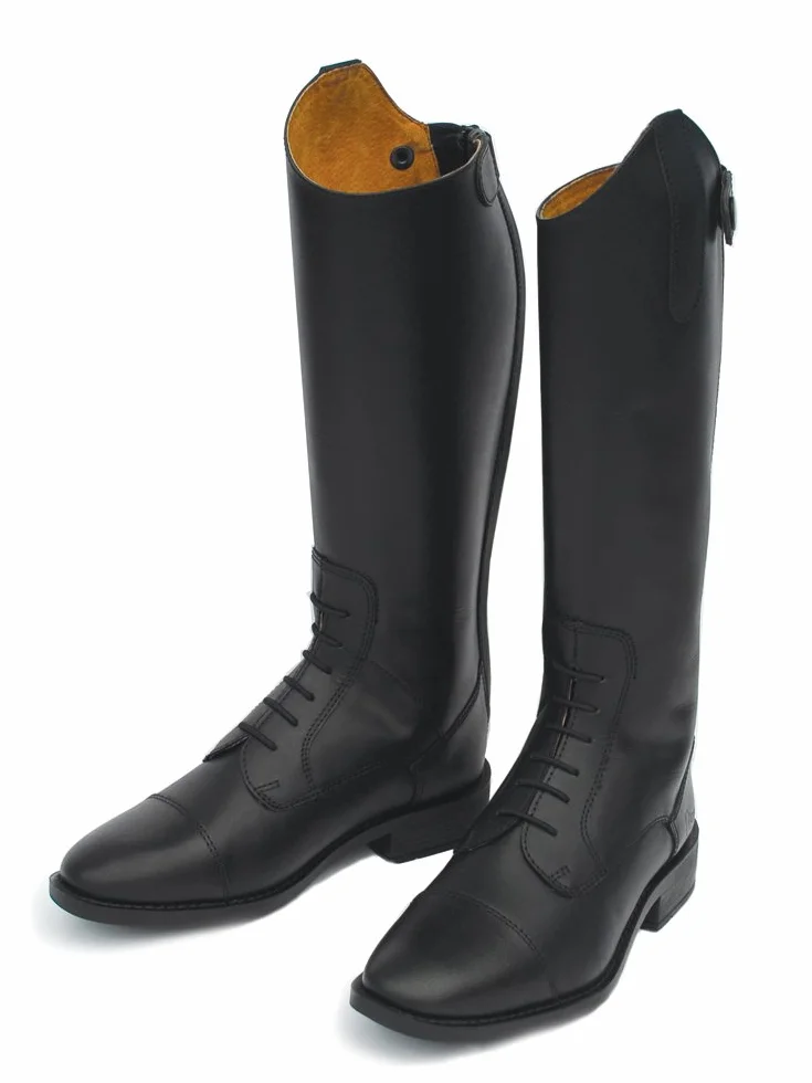 Rhinegold Young Rider Berlin Bottes d'équitation en Cuir