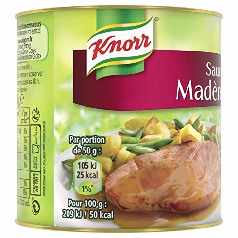 KNORR - Sauce Boite Madère 200 G - Lot De 4