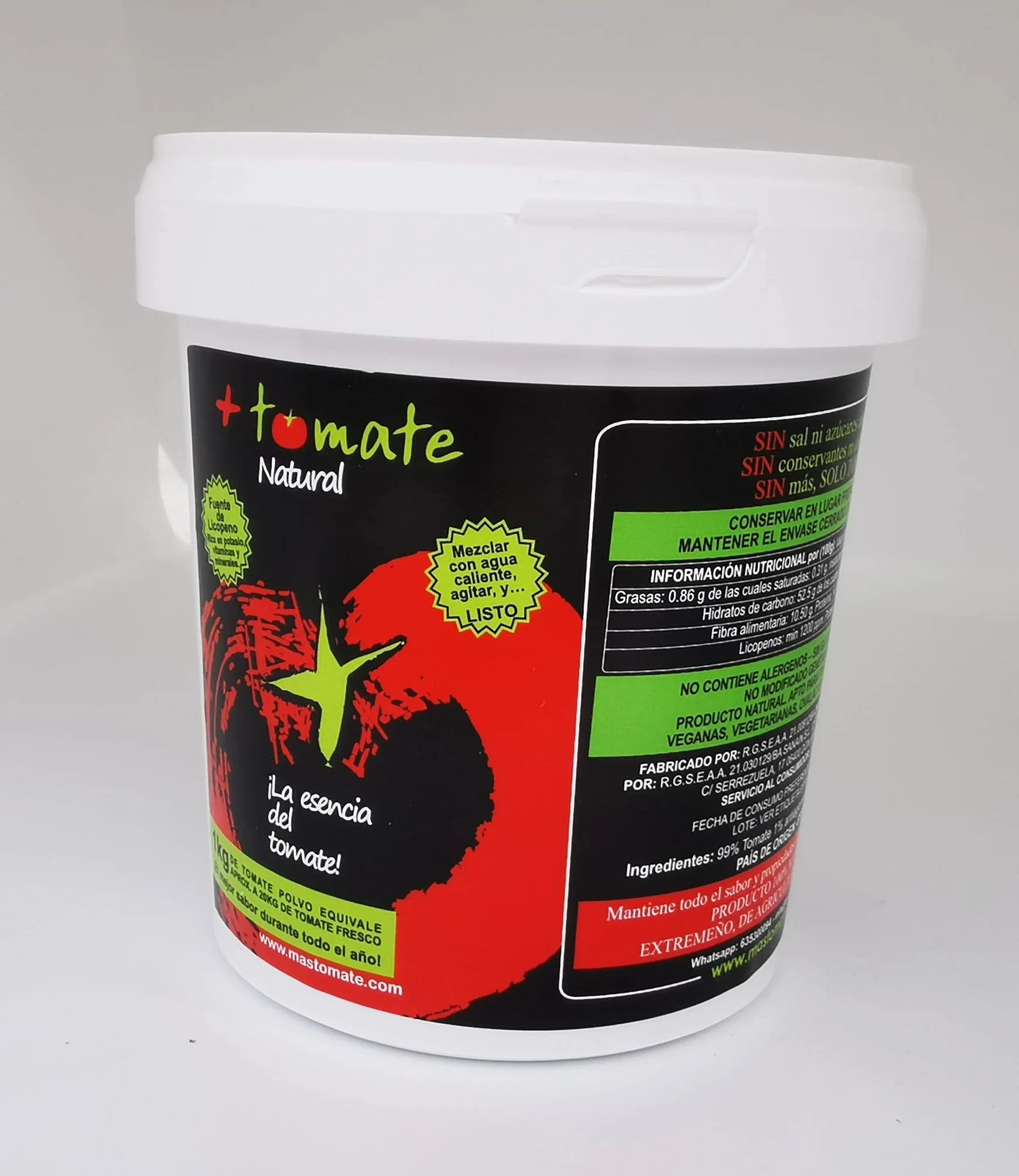 TOMATE DESHYDRATEE EN POUDRE BOITE 500g.
