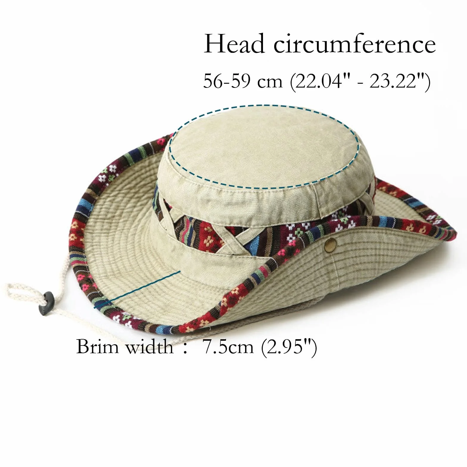 SAKTHIVEL Chapeau Soleil Homme Anti UV Pliable Safari Coton Randonnée Chapeau de Peche