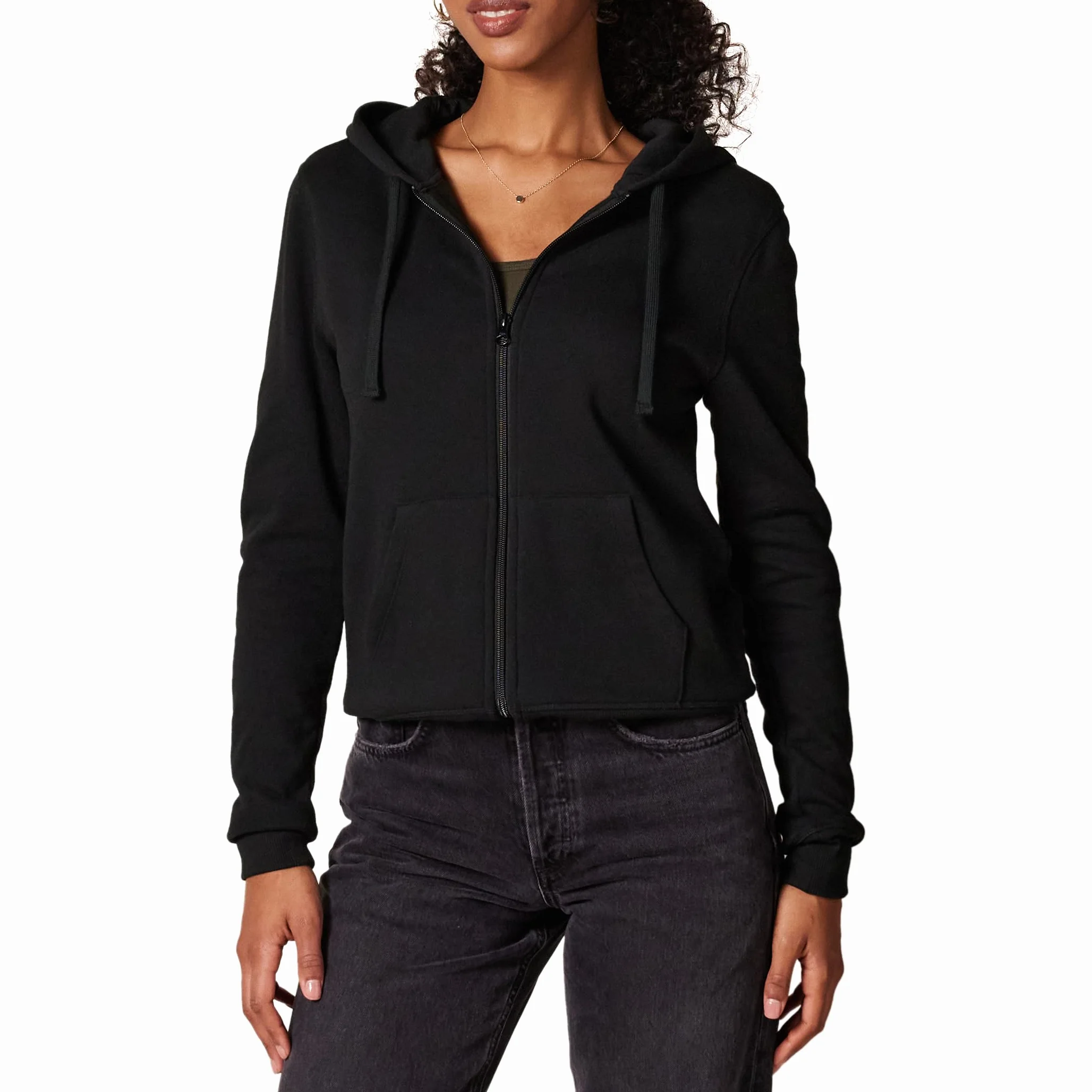 Amazon Essentials Femme Sweat à Capuche zippé en Polaire Grandes Tailles