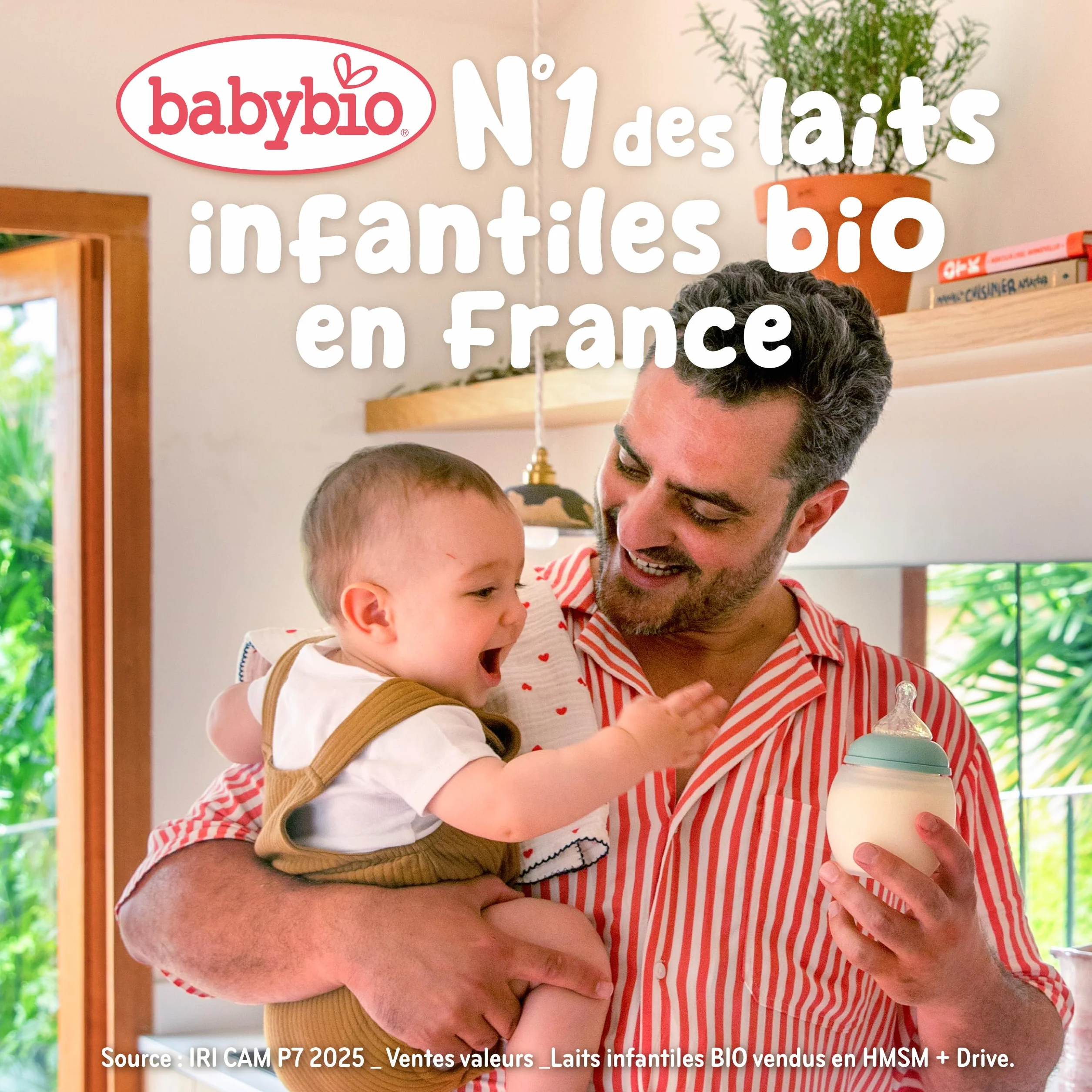 Babybio Croissance Lait de Vache 10 mois 6 x 1L