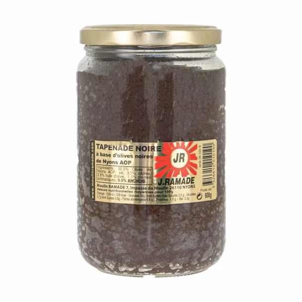 Tapenade noire 600g - Moulin Ramade