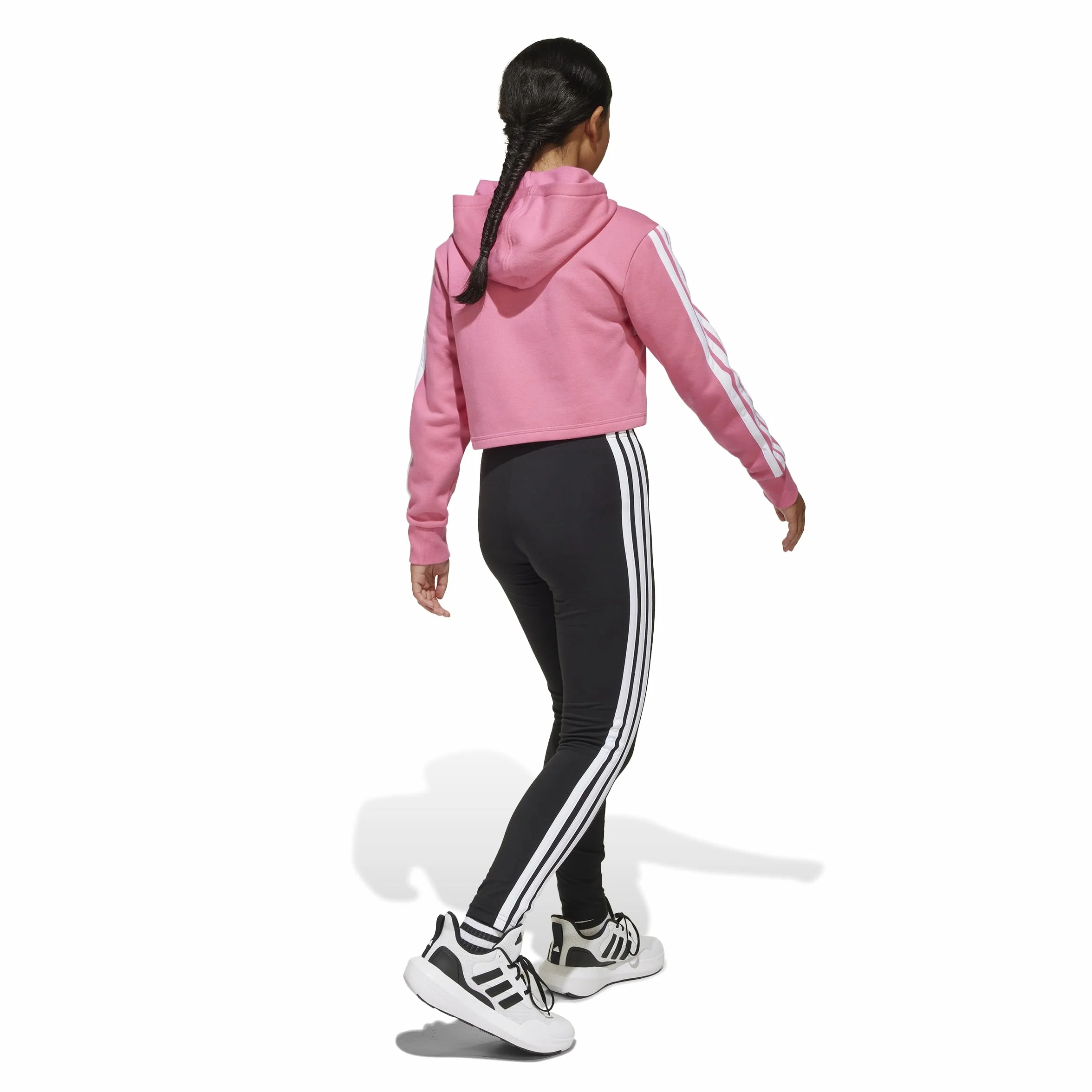 Adidas Seasonal Essentials Tiberio 3 Stripes Fleece Leggings Set Fille