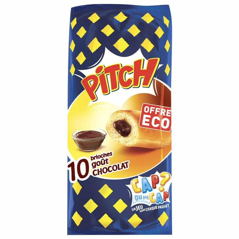 Pasquier Pitch, Brioches au chocolat - Le paquet de 385g