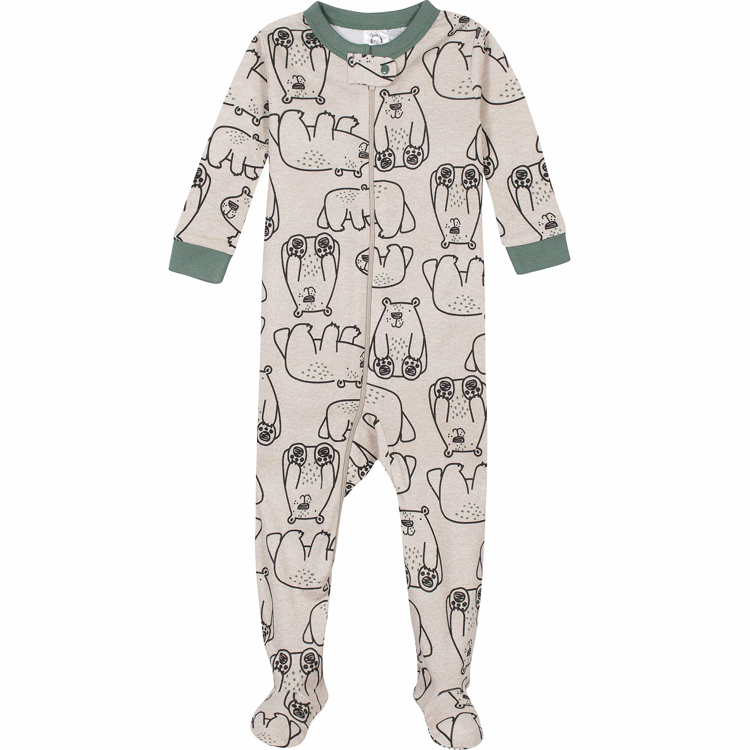 Gerber Baby-Boys 4-Pack Footed Pajamas Pantoufles pour bébés et Bambins