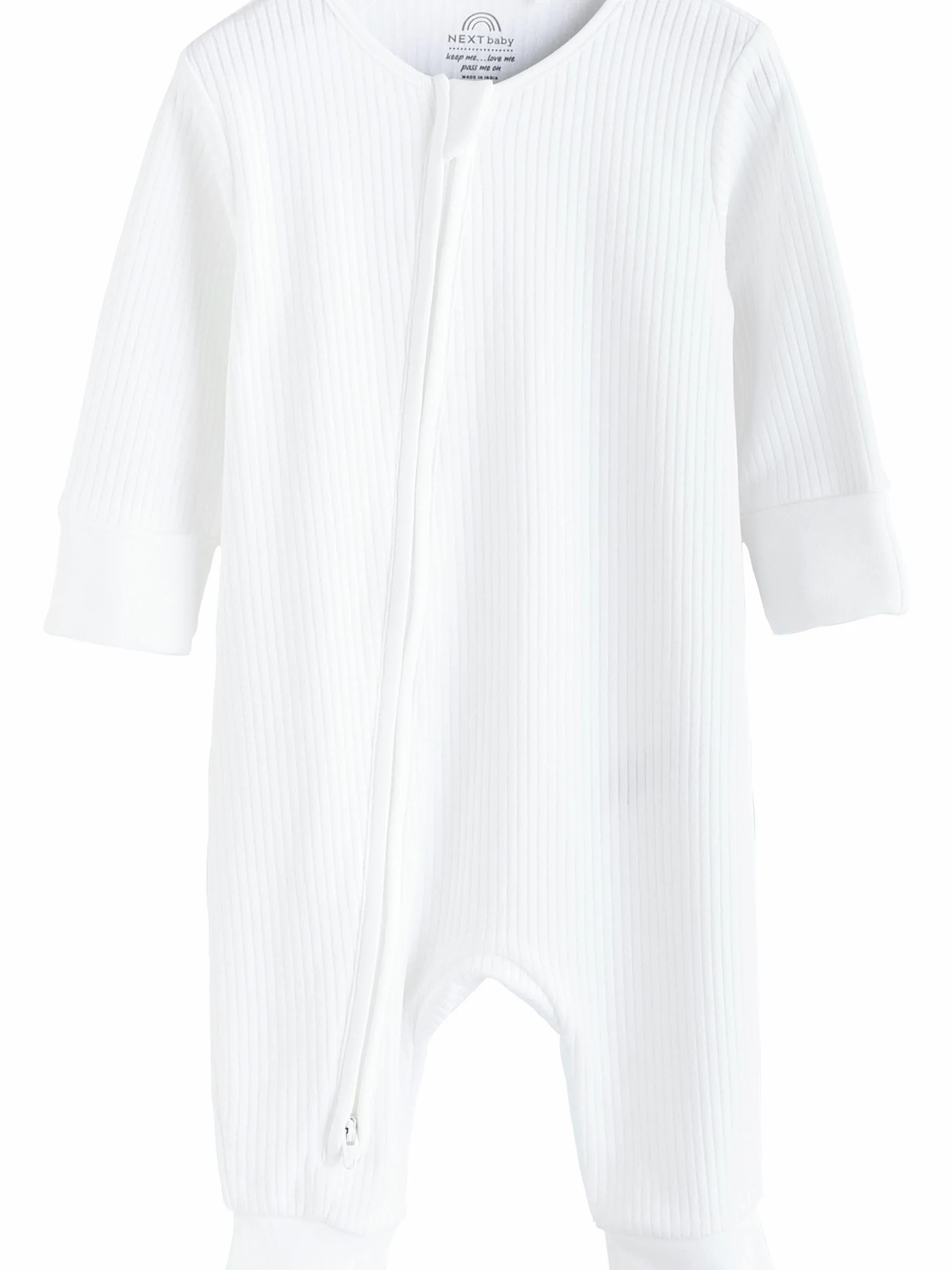 NEXT Bébé Dors-Bien 100% Coton sans Pieds avec Fermeture zippée Double-Sens, Lot de 3