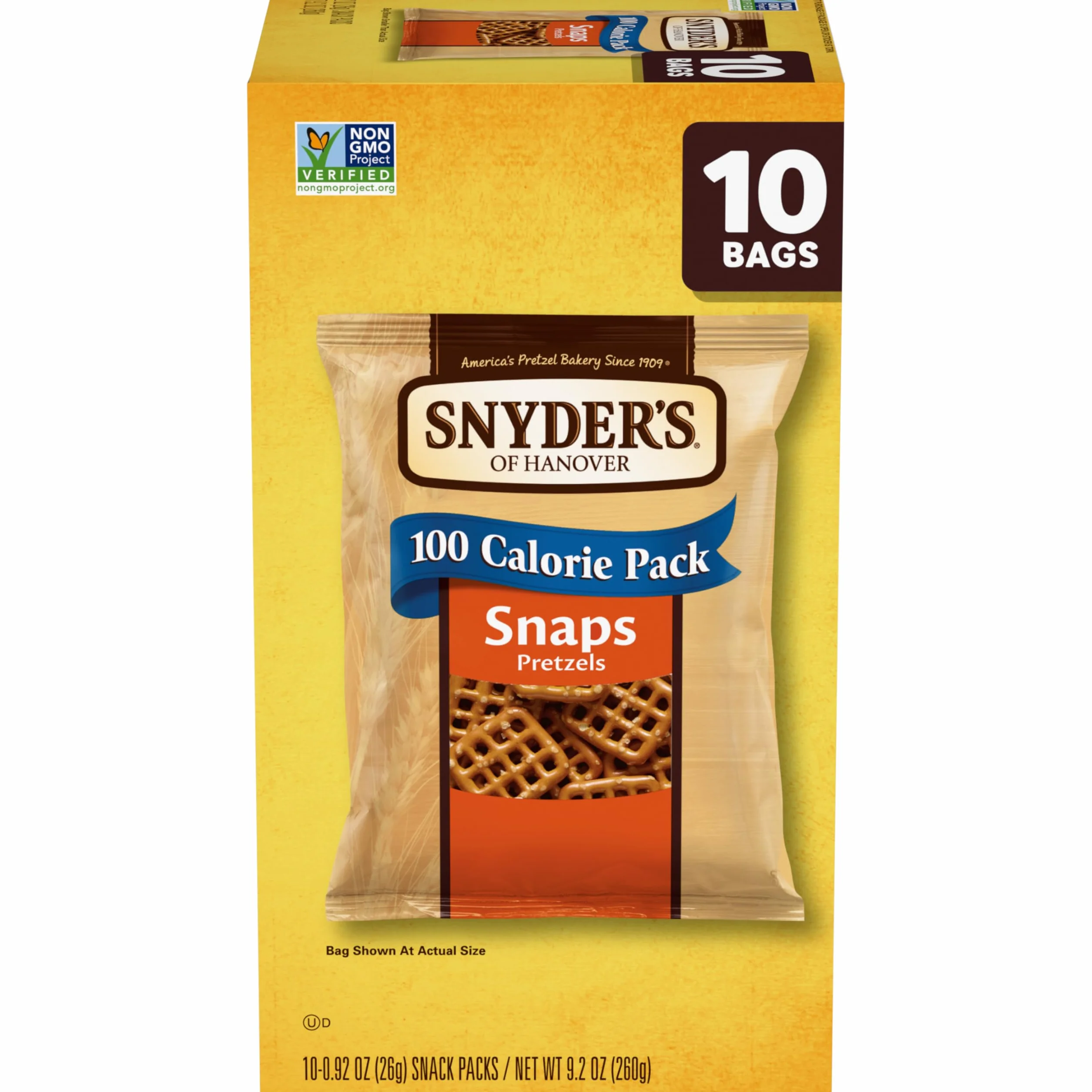 Snyder's of Hanover Bretzels, Snaps Lot de 100 calories