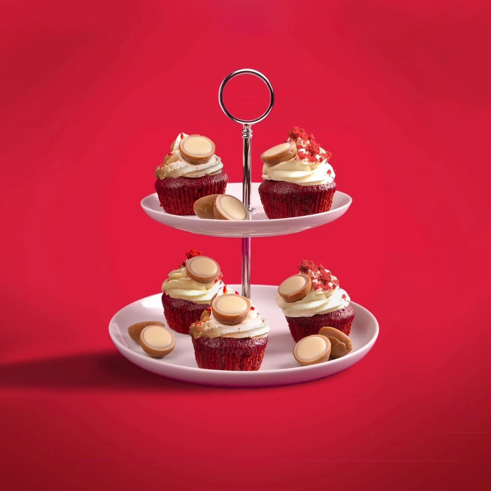 Toffifee White Chocolate - 1 x 125 g - Noisette caramel avec crème claire et chocolat blanc - Idéal pour grignoter et partager ensemble