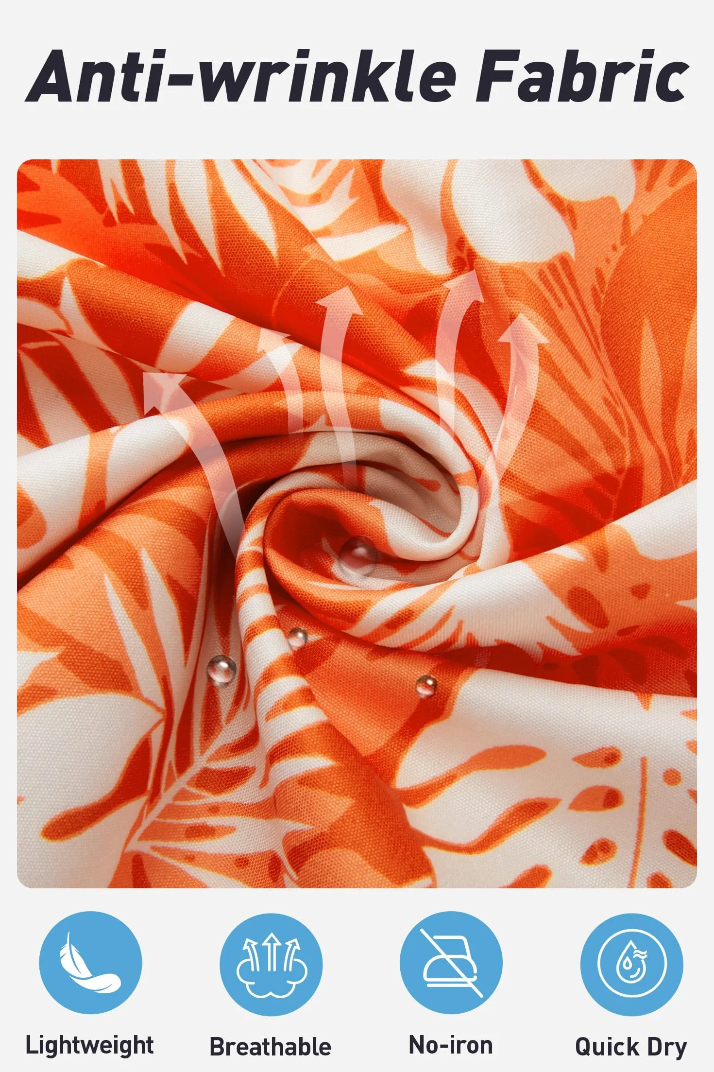 Enlision Short de Bain Homme Séchage Rapide Maillot de Bain Piscine Hawaïen Imprimé Shorts Bermudas Été Léger Surf Natation avec Doublure en Filet S-3XL