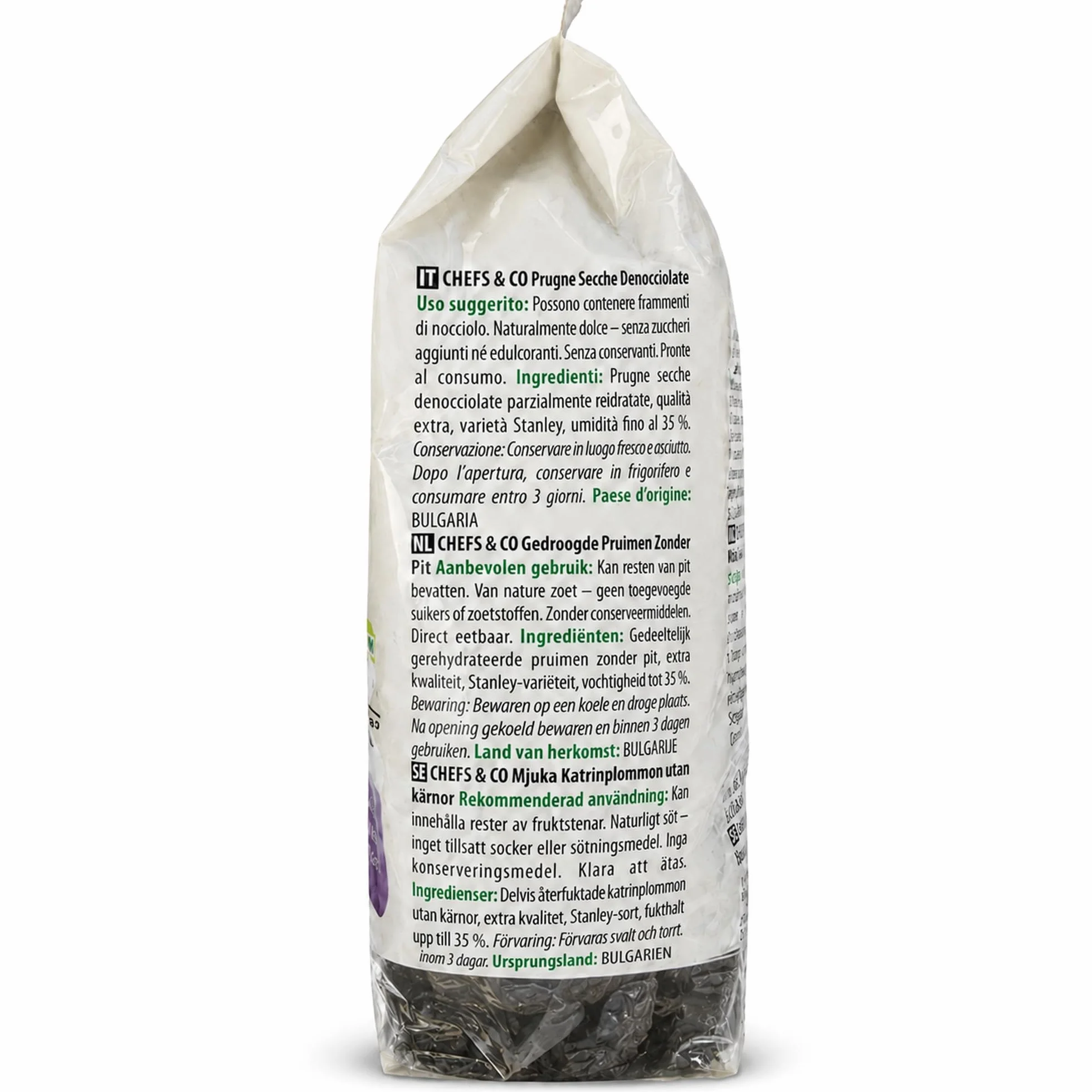 CHEFS & CO Pruneaux Moelleux Dénoyautés ( sans sucre ) -750g | 100% naturelles Fruits entiers | Qualité Premium | Sans Additifs, Sans Soufre et Sans Sucre | fraîchement scellés