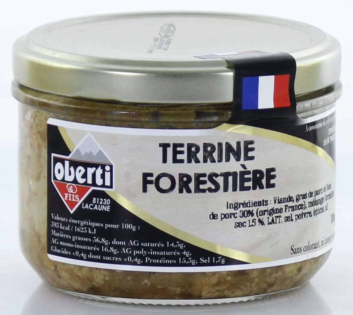 Terrines Assortiment de 5 - Charcuterie du Sud-Ouest - Viande Origine France
