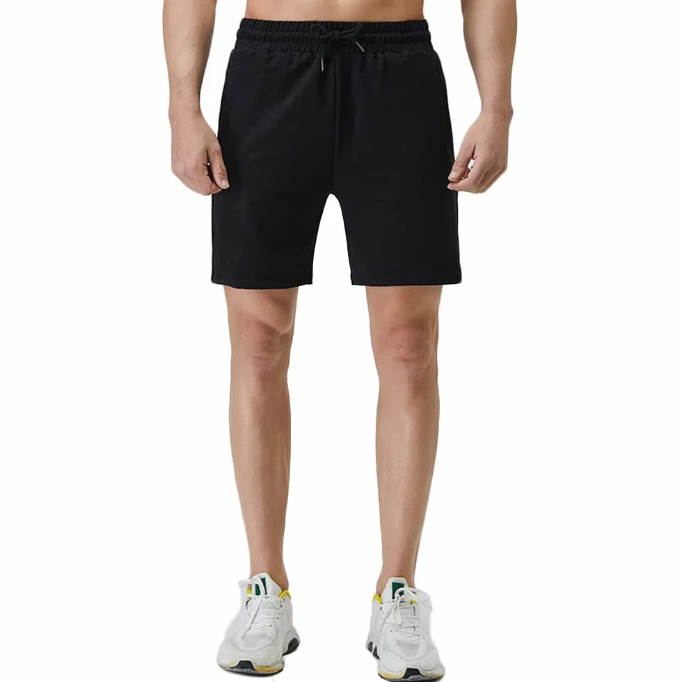 Shorts Homme Coton de Sport Bermudas Pantalon Court Jogging Fitness Training Yoga Tennis D'été