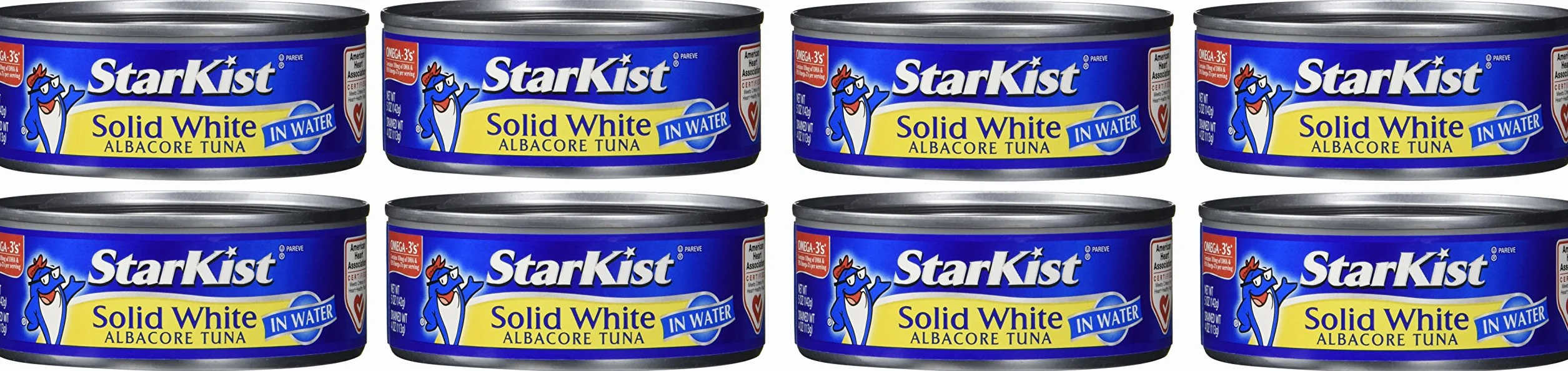 StarKist Solid White Tuna in Water, 5 Ounce (Pack of 8)