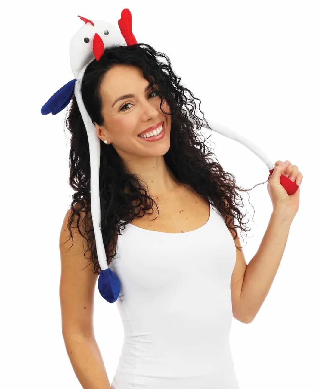 P'tit Clown Serre-Tête Bleu Blanc Rouge - Accessoire France