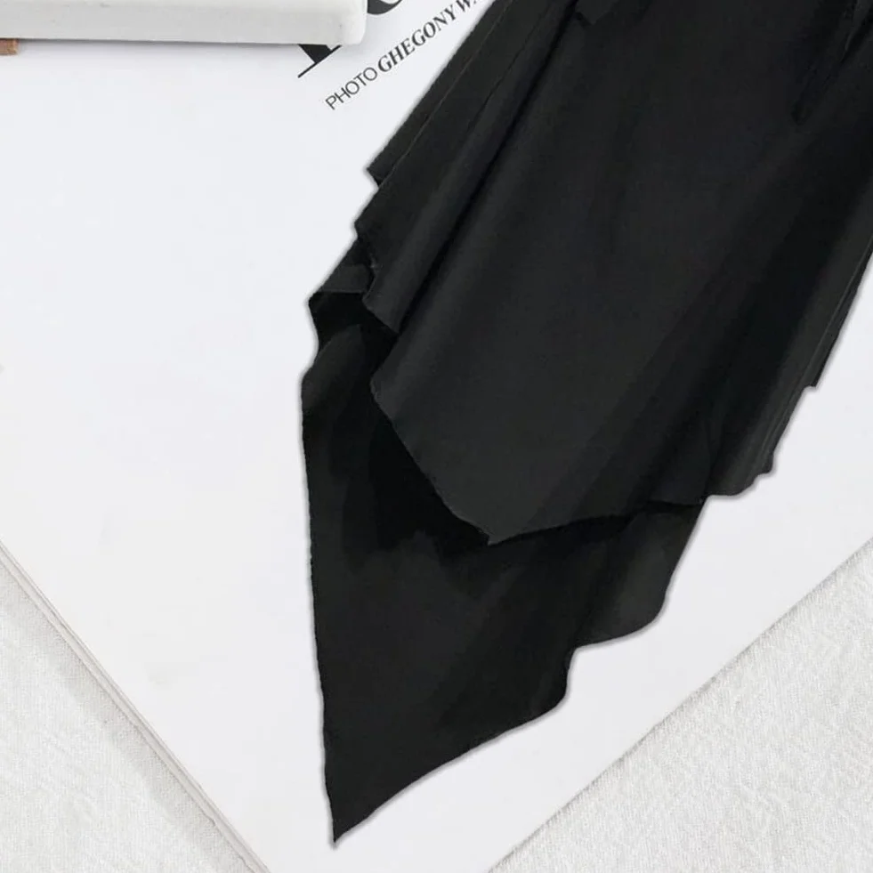 Formel Long Hijab Abaya One-Piece Loose Half Cover Ramadan Eid Prayer Tissu pour Les Femmes