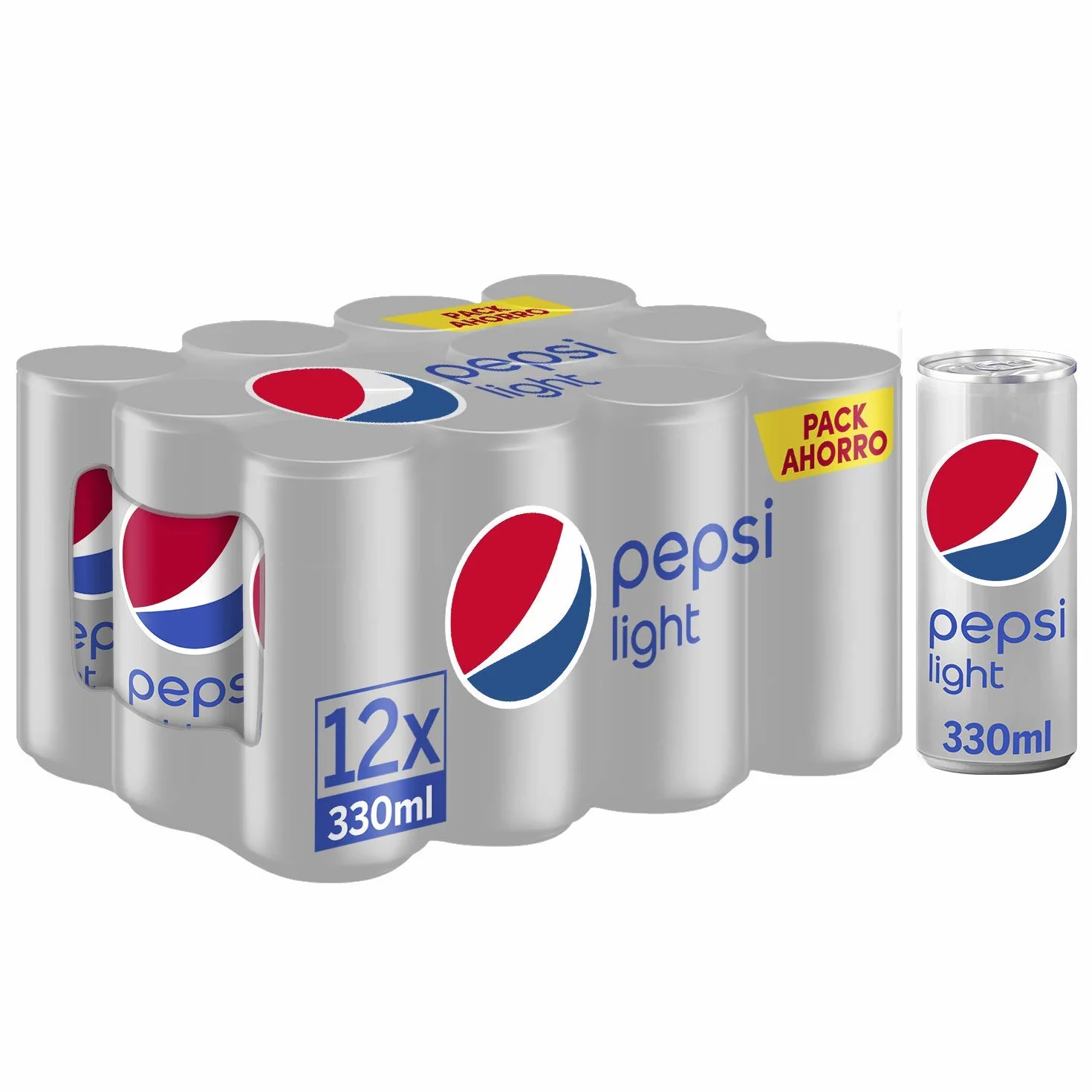 Pepsi Light Lot de 12 recharges de colle sans calories 330 ml