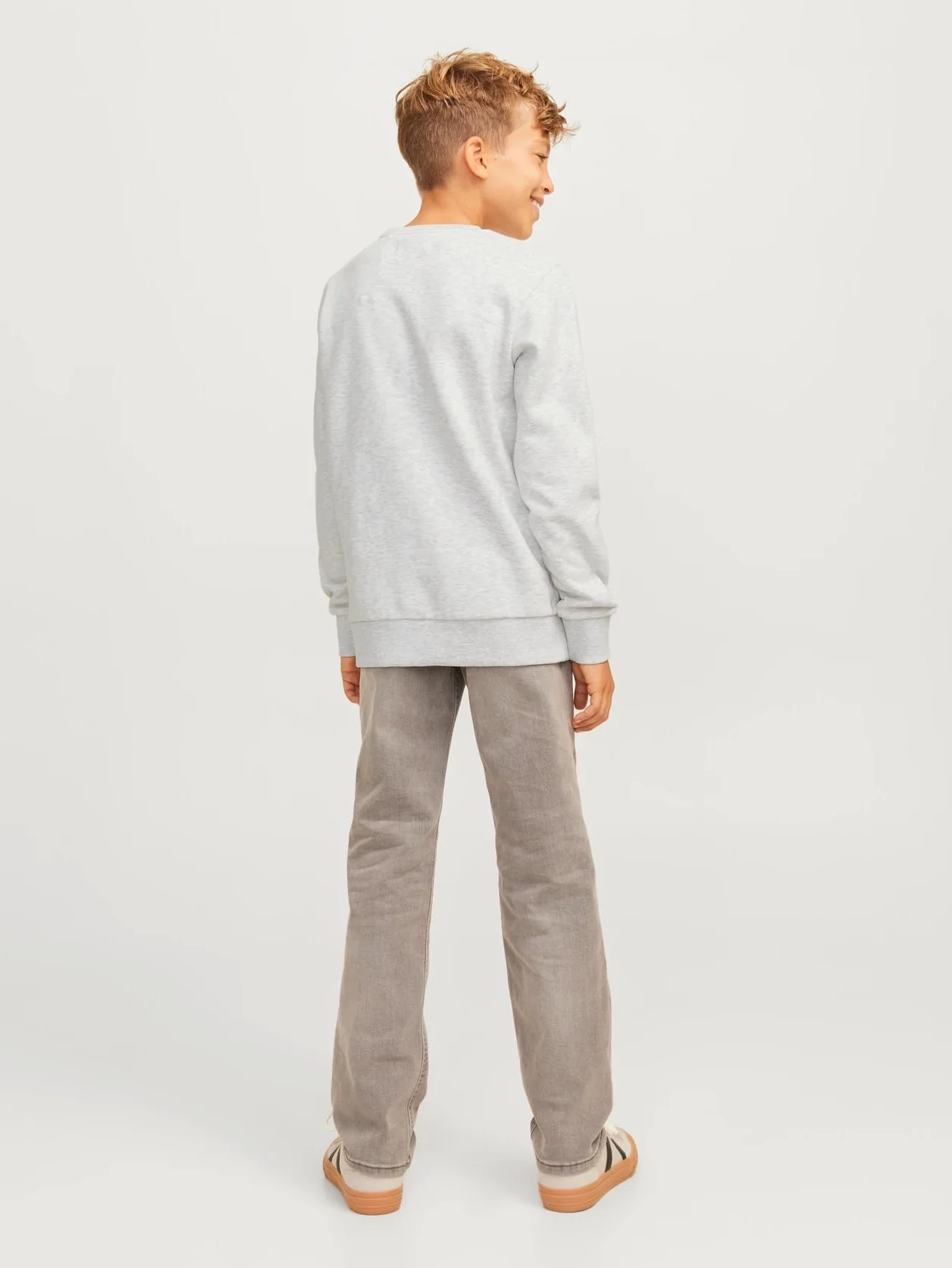 Jack & Jones Jjecaleb Varsity Sweat Crew Neck Maillot de survêtement Garçon