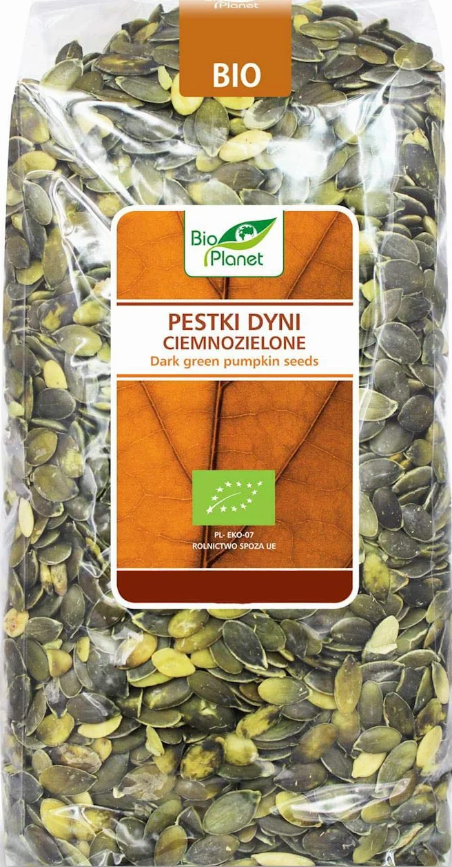 Graines de citrouille vert foncé BIO 1 kg - BIO PLANET