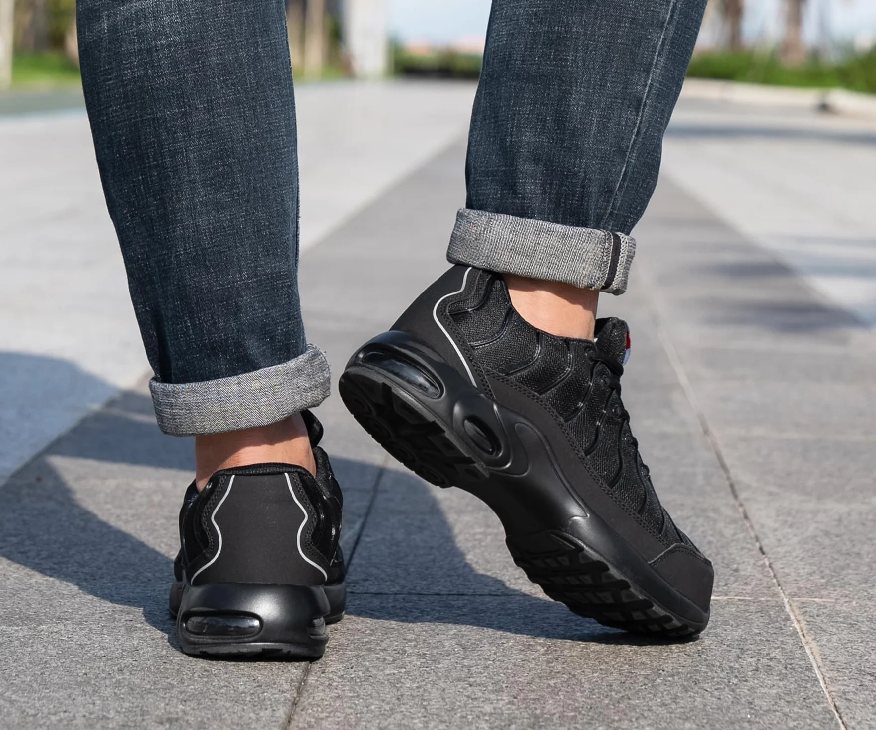 LARNMERN Chaussures de Sécurité Hommes Femmes Basket Anti-Perforation Embout en Acier Taile 35-51EU