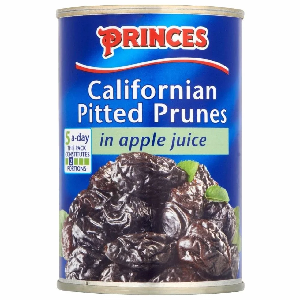 Princes pruneaux dénoyautés en jus de pomme (290g) - Paquet de 2