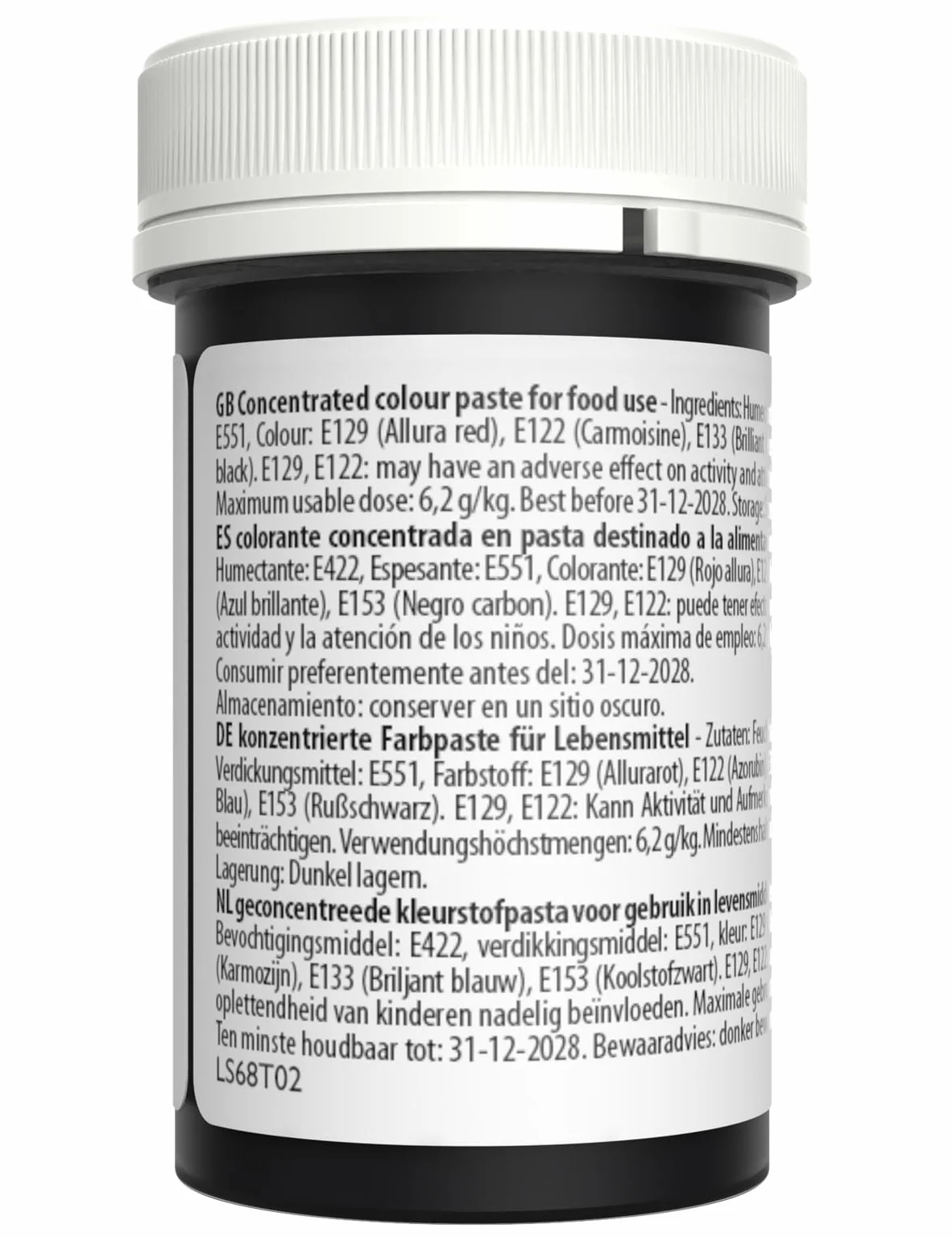 Sugarflair Colours Spectral Concentrated Paste Colours Burgundy - Bourgogne - Colorant Alimentaire Pâte, Nourriture Dye pour Fondant et Massepain - 25g