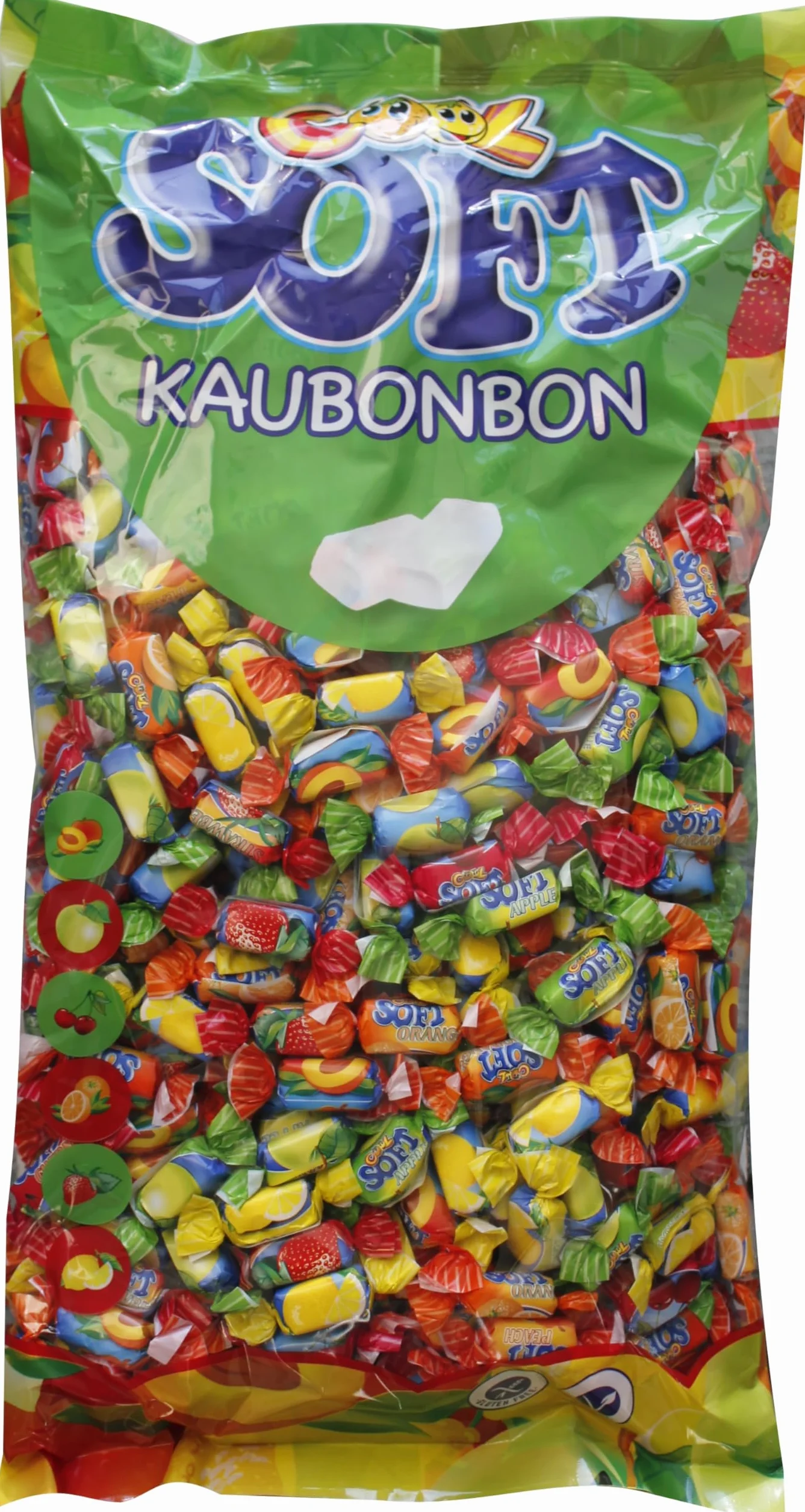 Cool Bonbons à mâcher doux | Végétalien et sans gluten | Dans un sachet de 1 (1 x 3 kg)