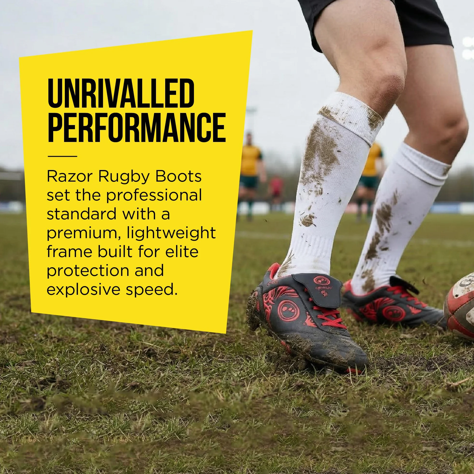 Optimum Razor Chaussures de Rugby Homme