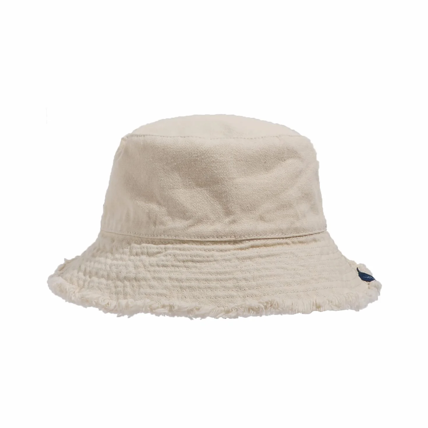 CLAPE Chapeau de Pêcheur Réversible Chapeau de Seau Anti UV Femme Coton Lavé