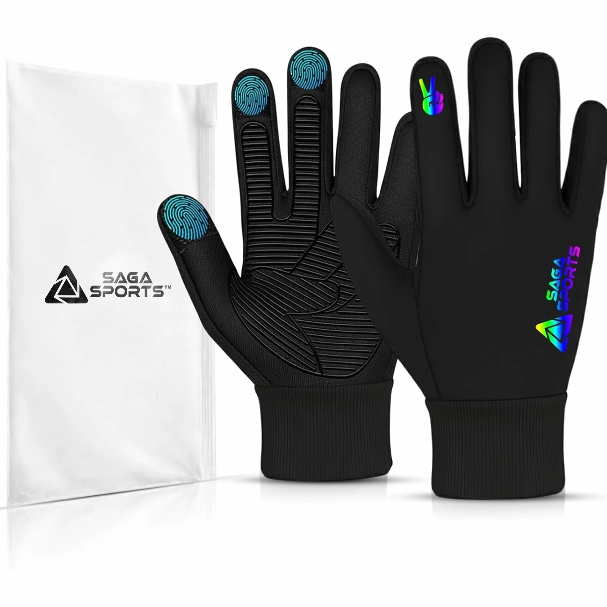 Gants Ski Enfant 5 Ans Résistants à l'Eau Tactiles Antidérapants Chauds Lavables en Machine