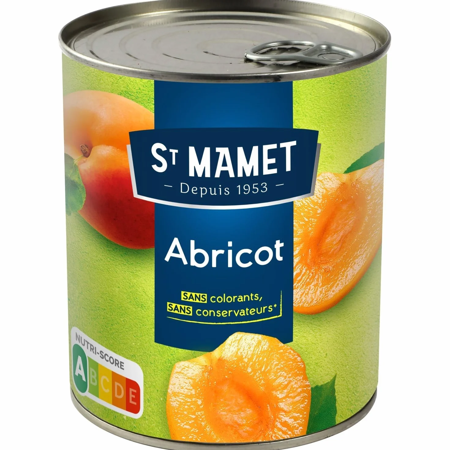 St Mamet Fruits au sirop abricots