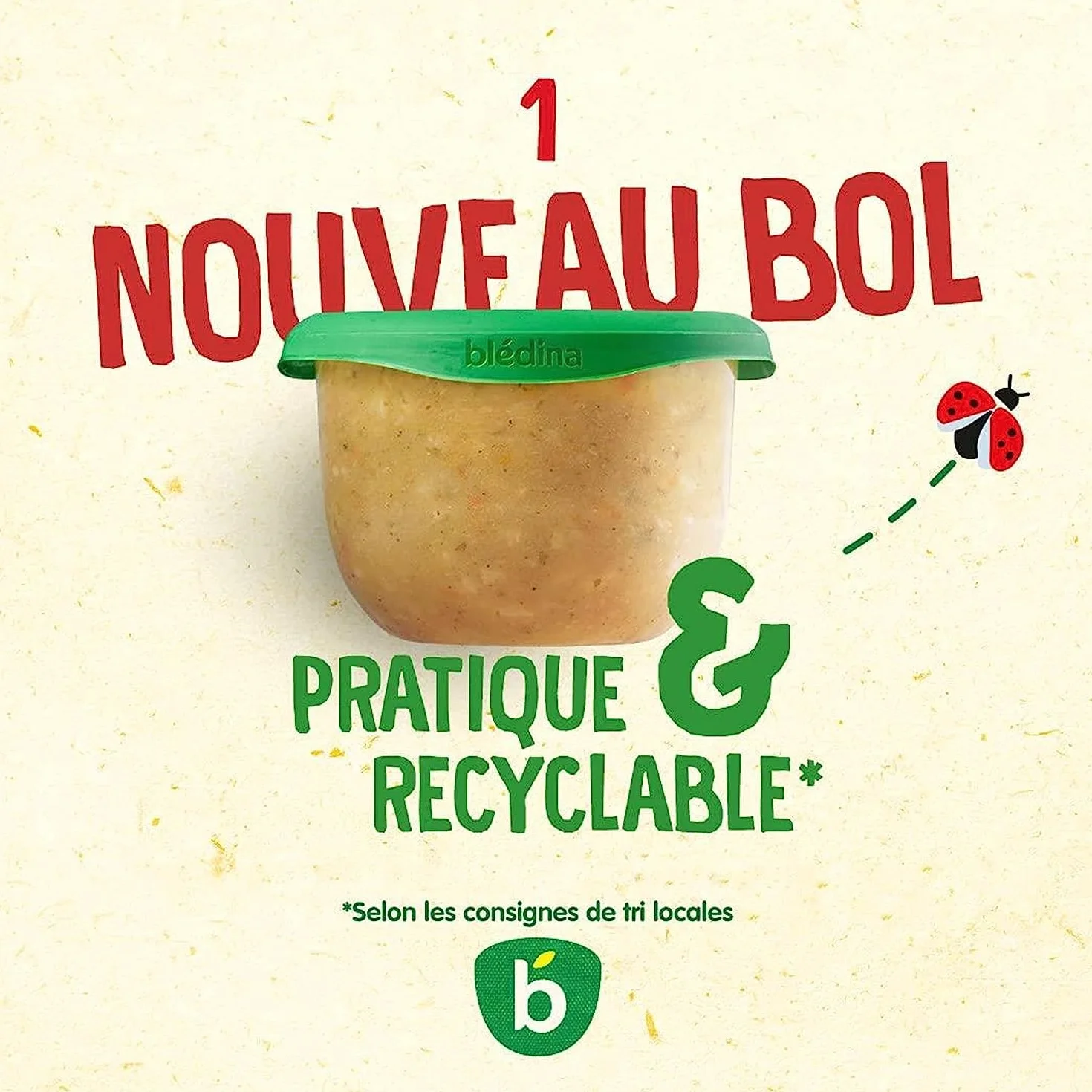 Blédina - Mes Moulinés - Repas bébé - 16 bols avec 4 Recettes inspirées du Fait Maison - Dès 12 Mois - Faible teneur en sel - 16x200g, Multicolore
