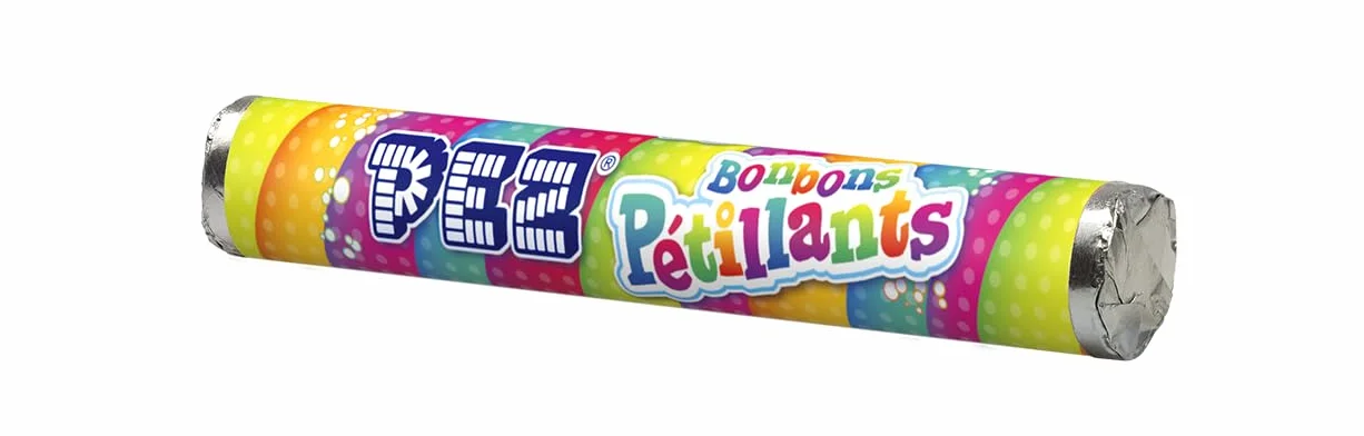 Pez Boîte de 30 rouleaux de bonbons dextrose acidulés