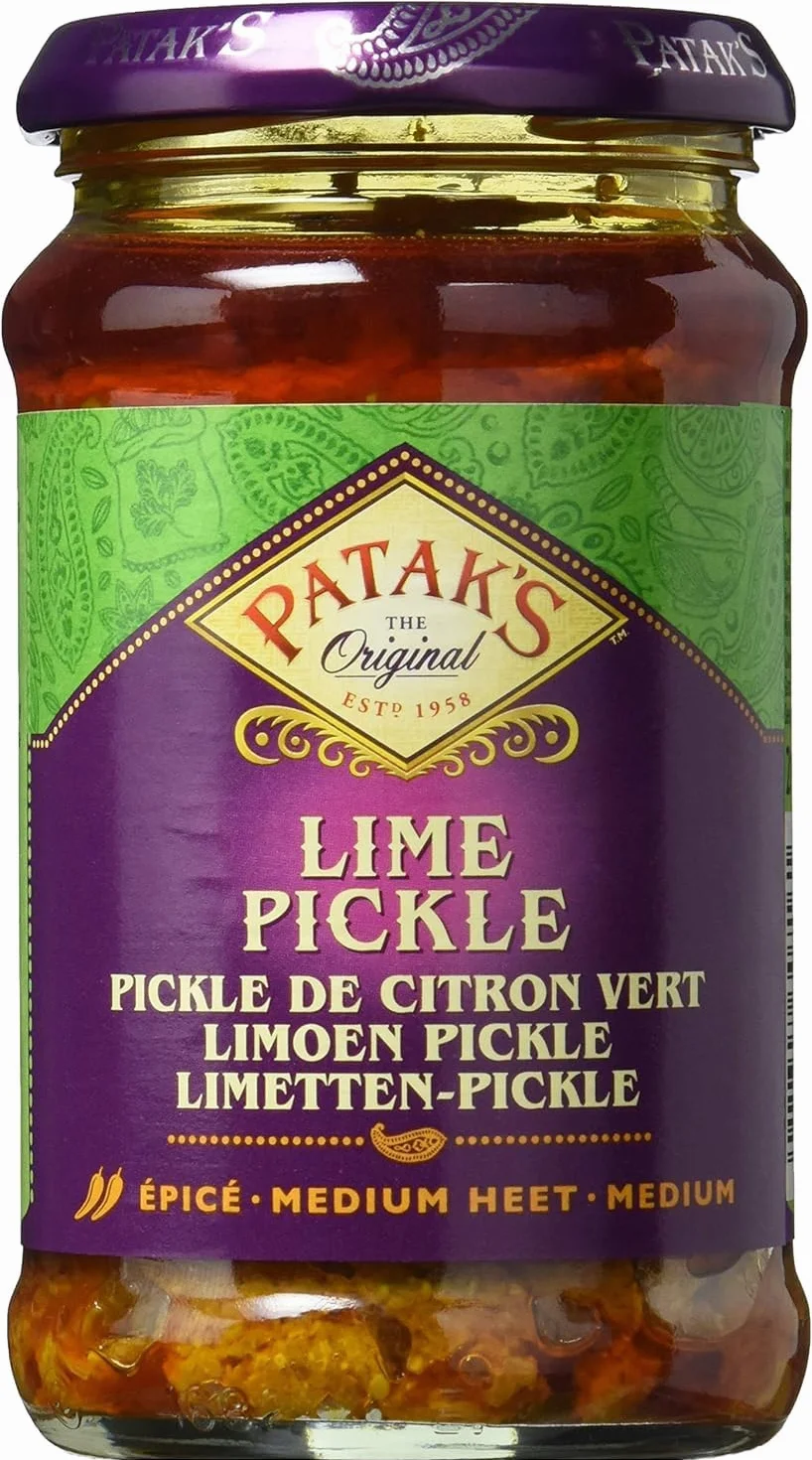 Patak's Lot de 2 cornichons à Citron Vert de Medium 283G