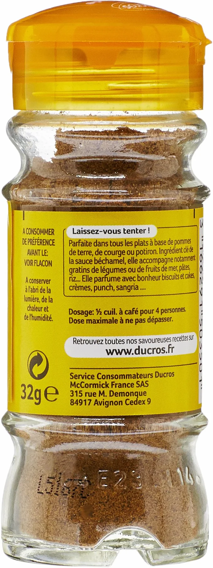Ducros Muscade moulue 32 g