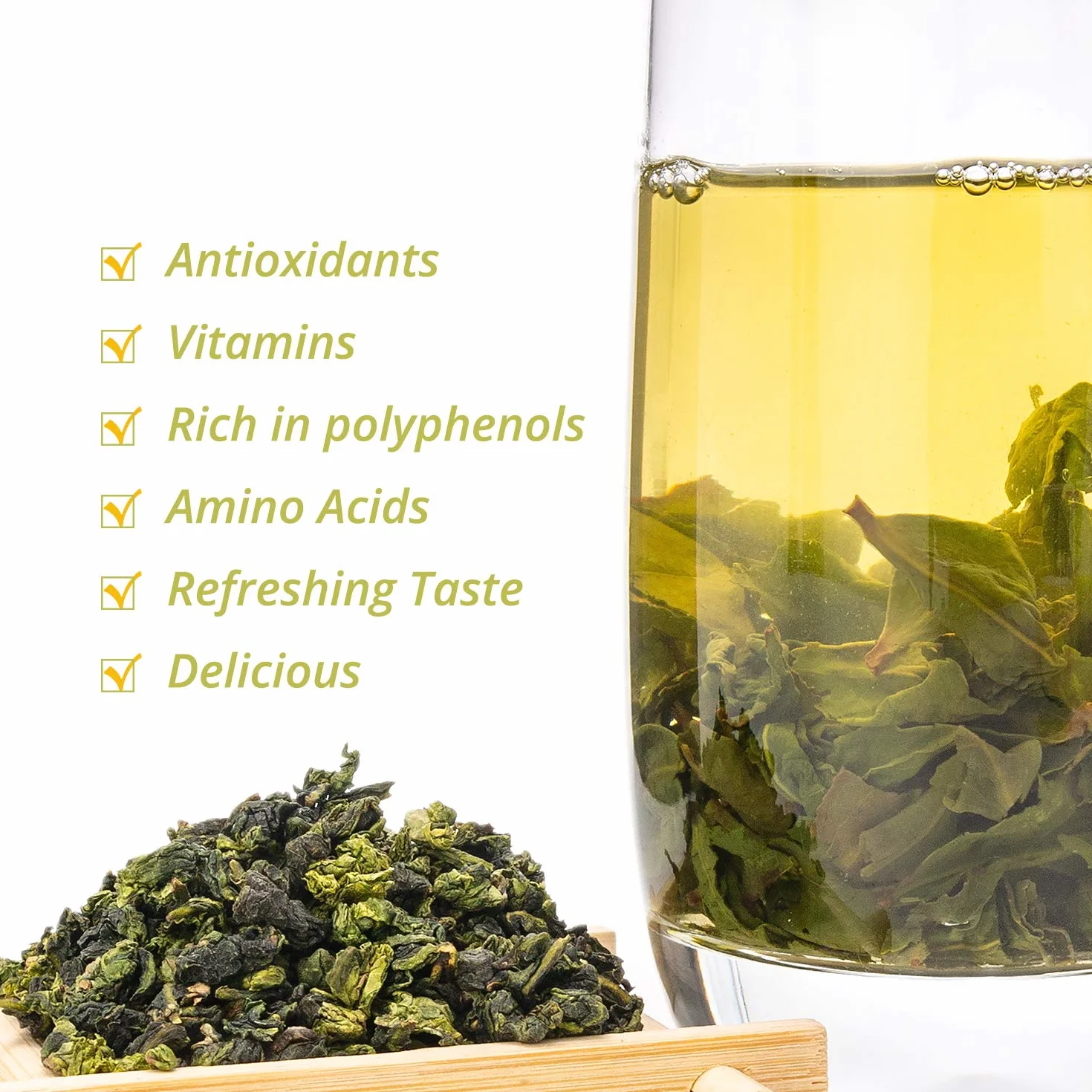Oriarm 225g / 8oz Tuo Suan Tieguanyin Thé Oolong Loose Leaf - Anxi Tie Guan Yin Tea Fresh Sour Style - Thé Vert Chinois Ti Kuan Yin Oolong Tea Leaves