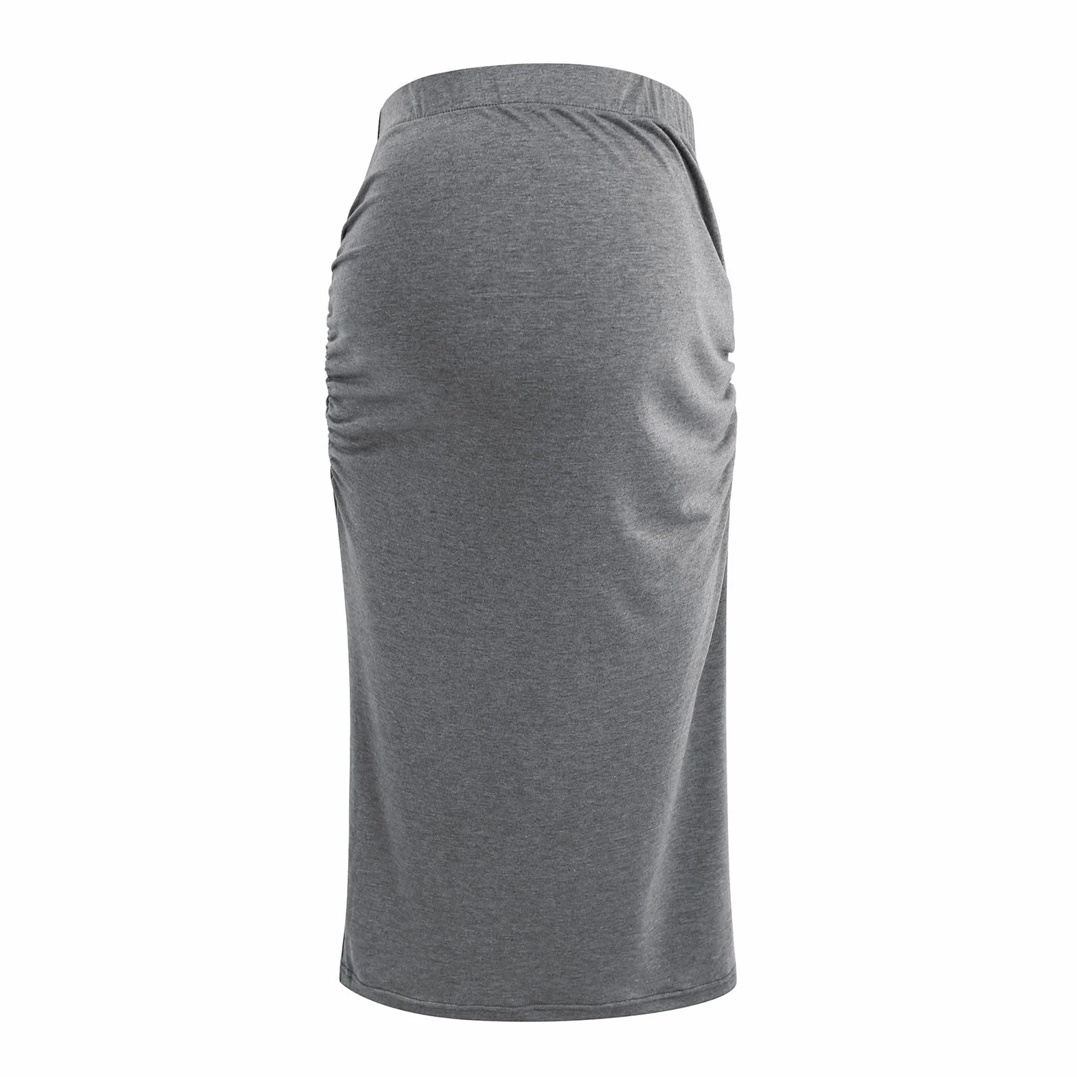 Jupe de maternité taille haute femme enceinte classique unie
