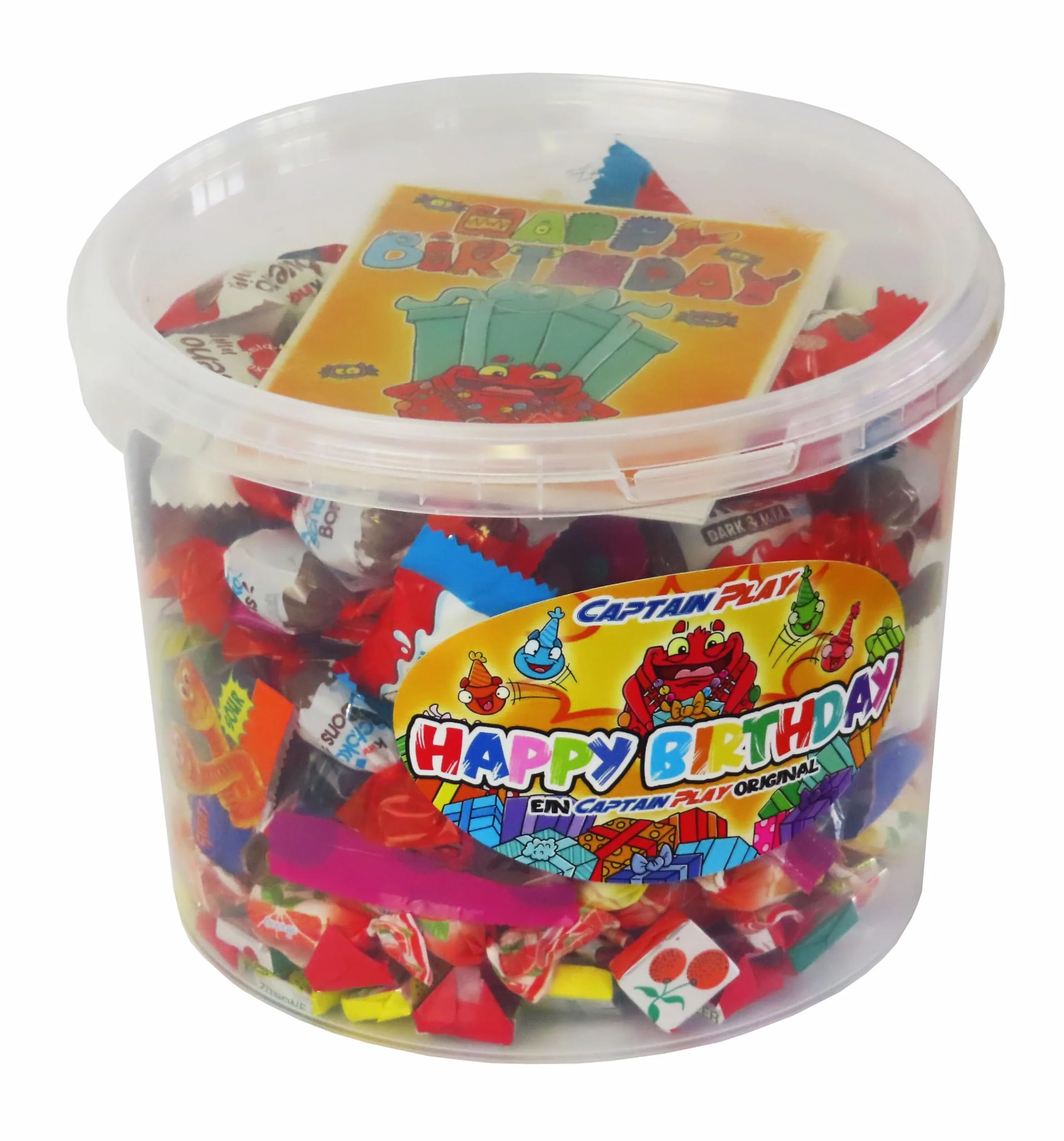 Boîte Spéciale avec Confiserie et Chocolat, Édition Fête d'Anniversaire, 1100g (avec 228 pièces)