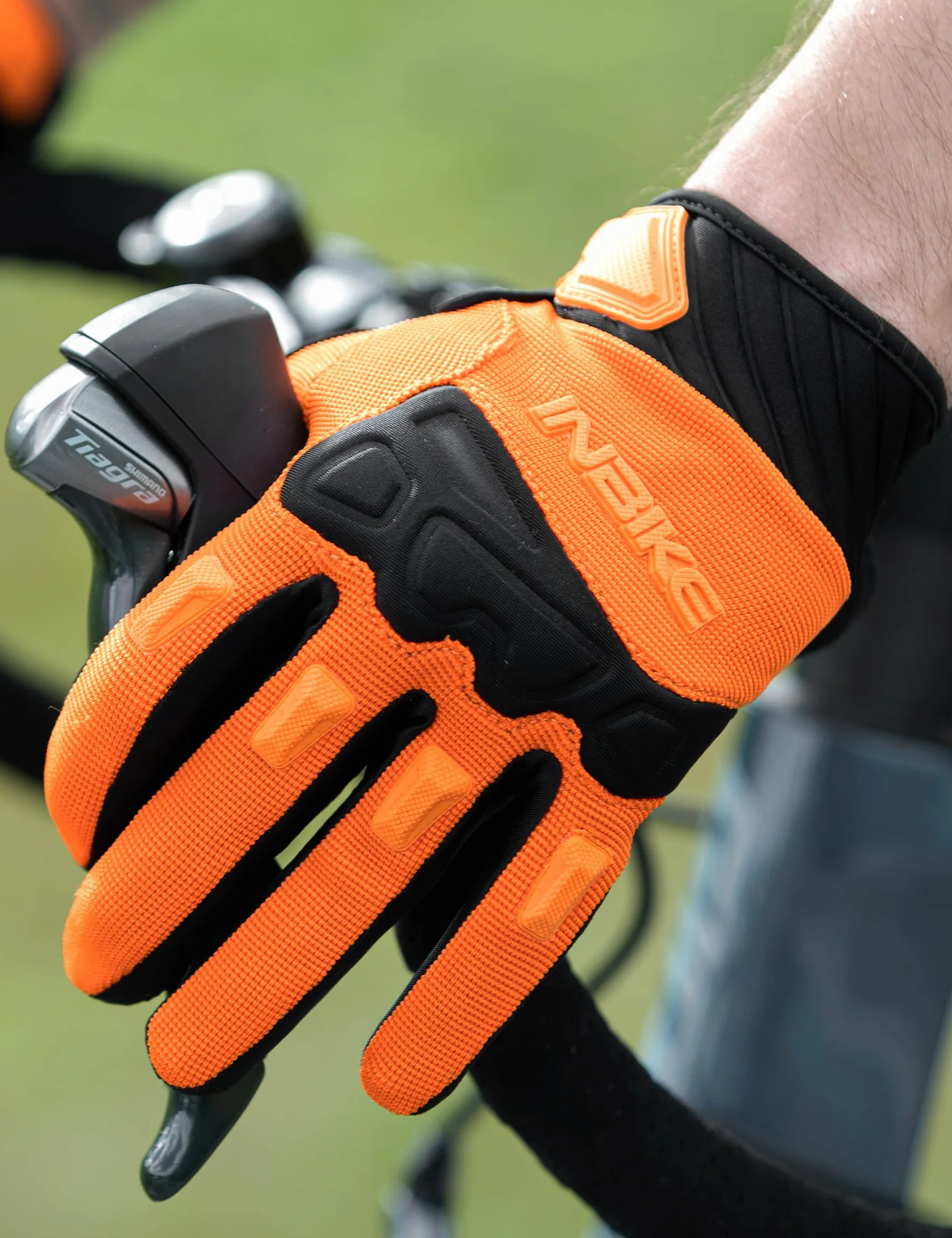 INBIKE Gants de Cyclisme VTT Homme Plein Doigts à Écran Tactile Rembourré Antichoc