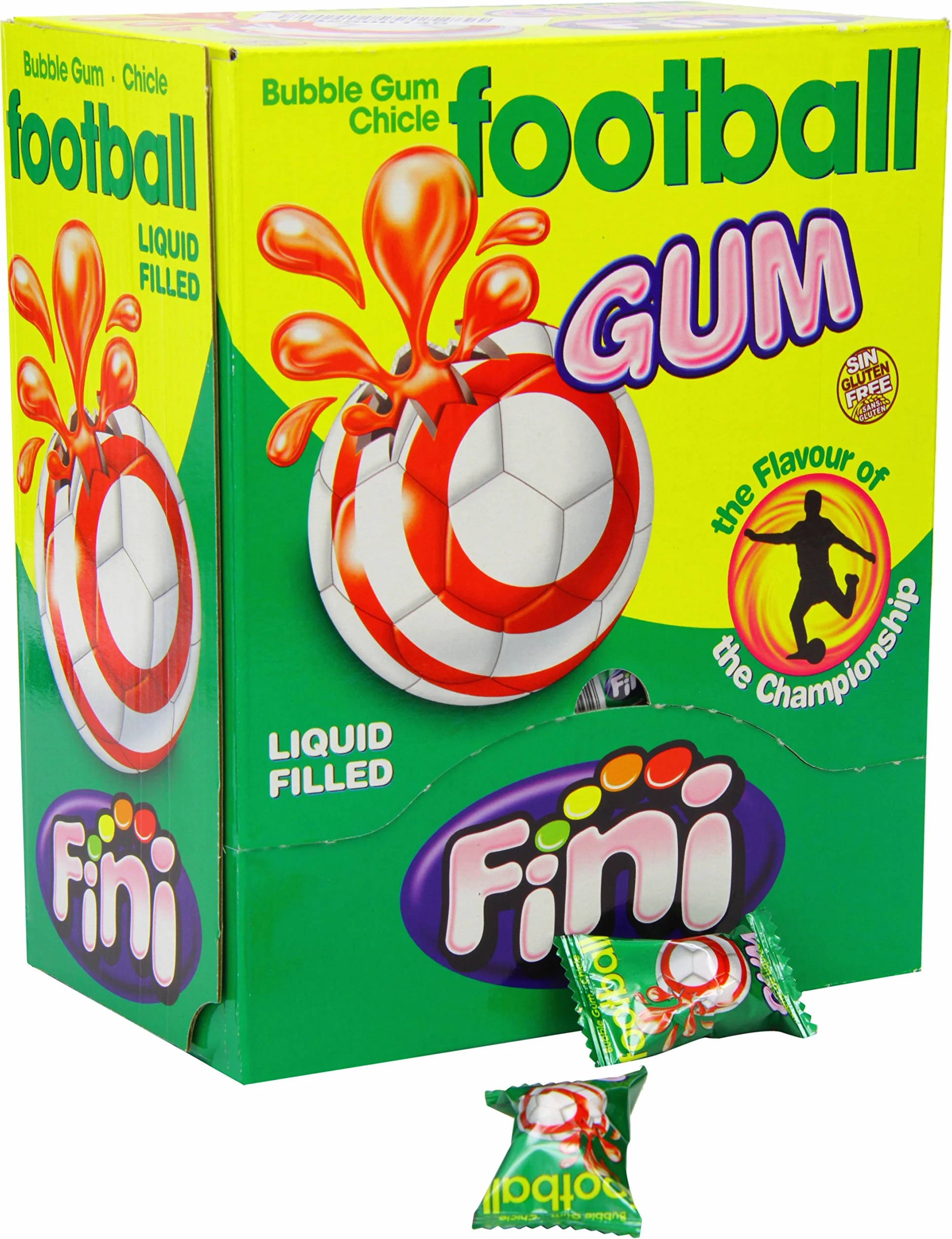 Football Gum Fini - Boîte de 200 pièces