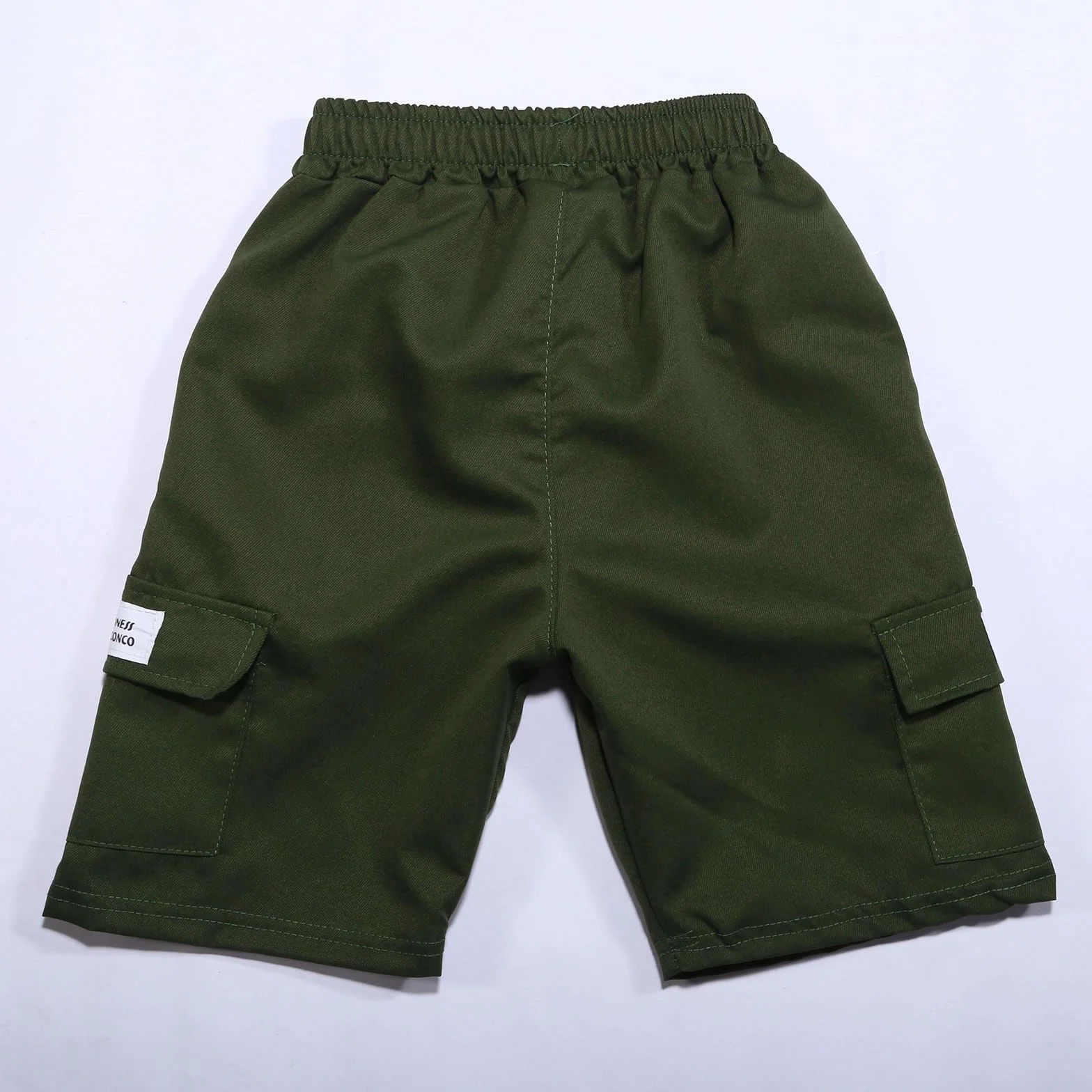 Pantalon Court Cargo Ado Garçon Taille élastique 8-15 Ans Ete Large Shorts Bermudas Enfant Sport Jogging Streetwear