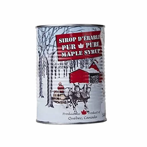 Sirop d'érable ambré de Québec en conserve de 540 ml - Canne du Canada