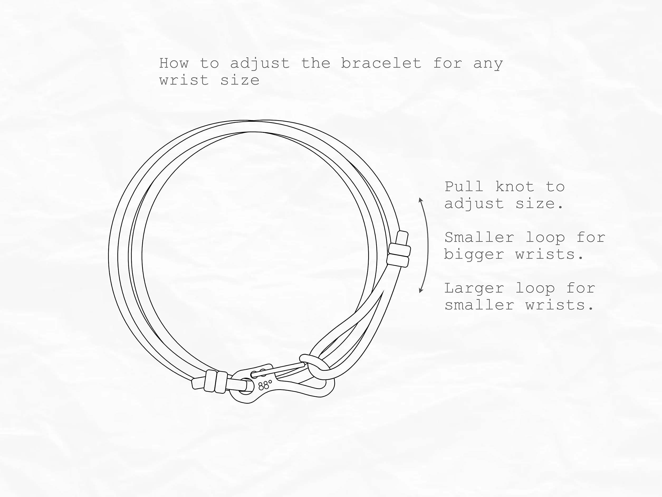 Bracelet d'Escalade Imperméable Réglable avec Mousqueton