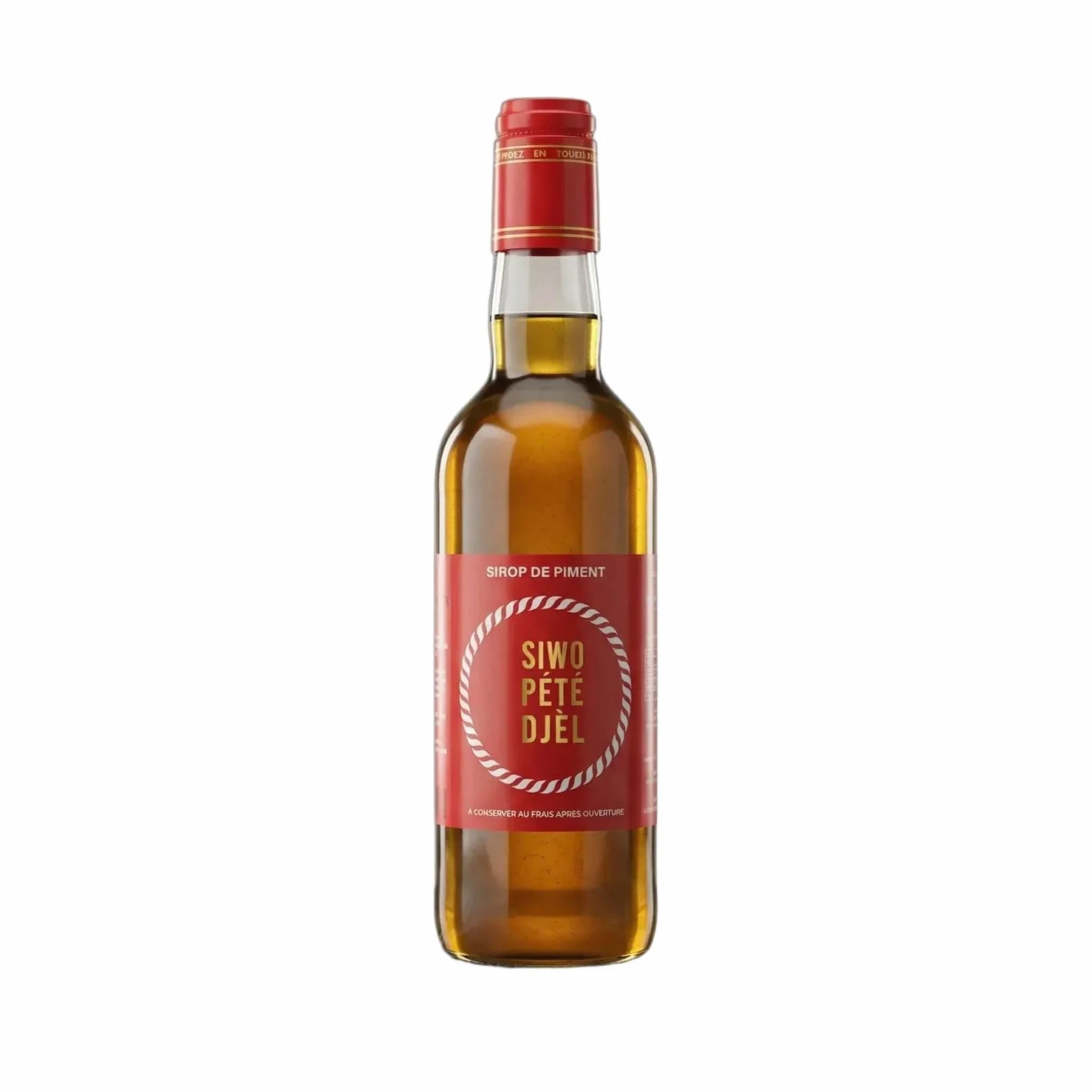 SIWO PETE DJEL Sirop de Canne au Piment Antillais, 50 cL