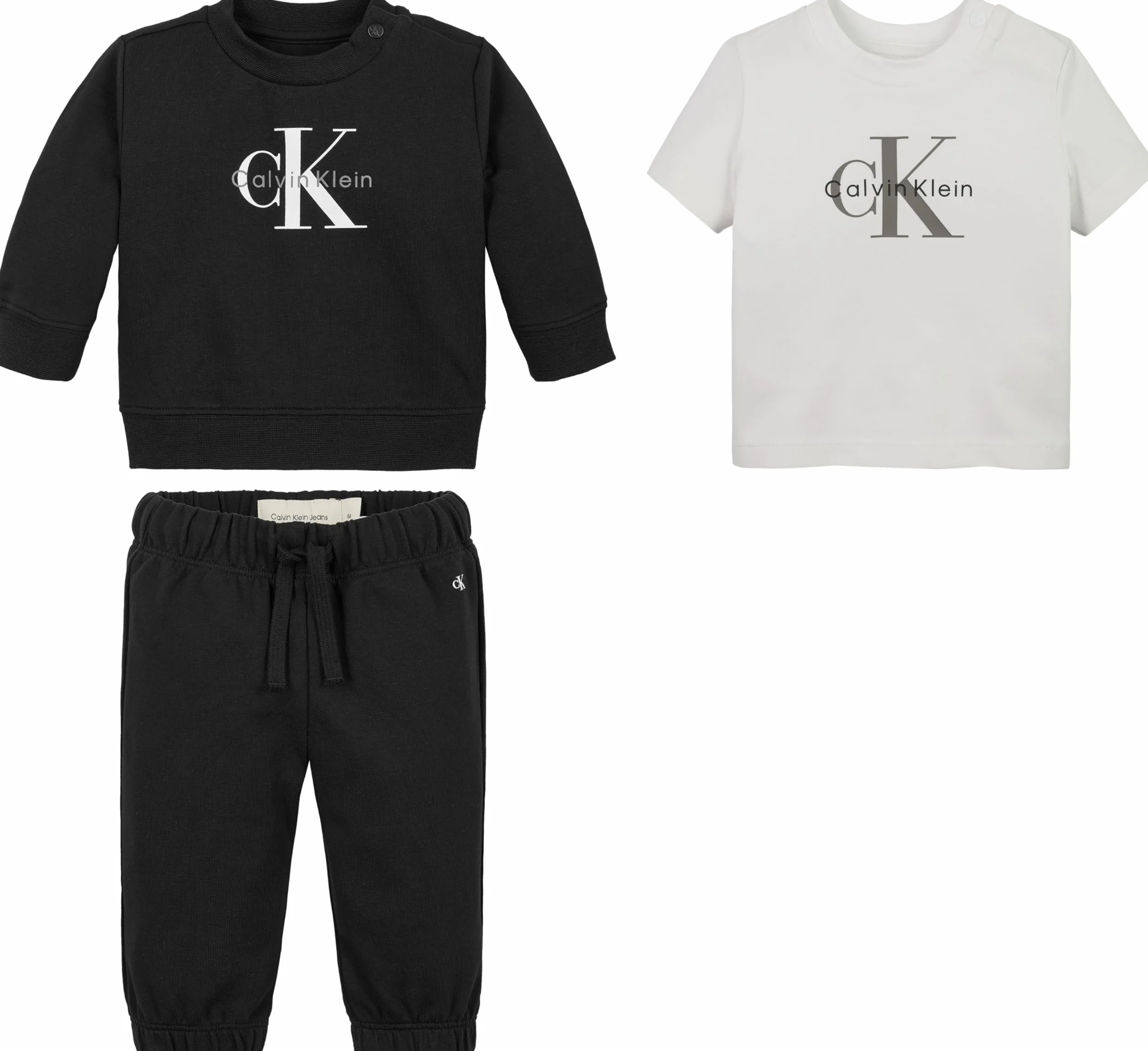 Calvin Klein Newborn MONOGRAM STARTER GIFTPACK IN0IN00336 BLACK (Ck Black) 24 Month