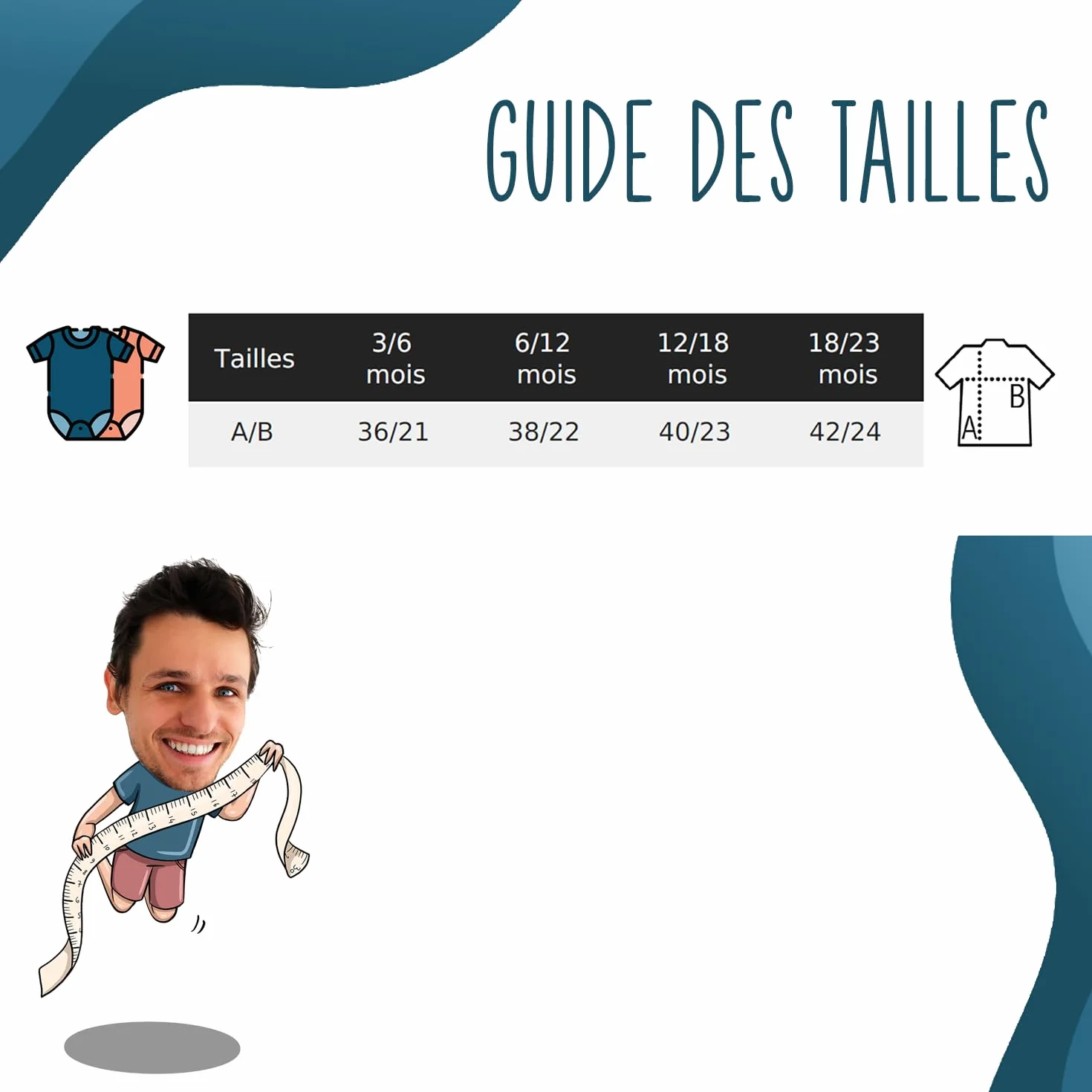 Body bébé prénom personnalisable | Cadeau Naissance Personnalisé pour Nouveau Né Fille et Garçon