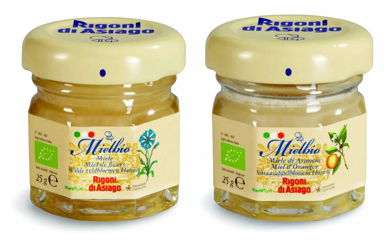 Rigoni di Asiago - Confitures Fiordifrutta BIO + 2 arômes MielBio + Noisette